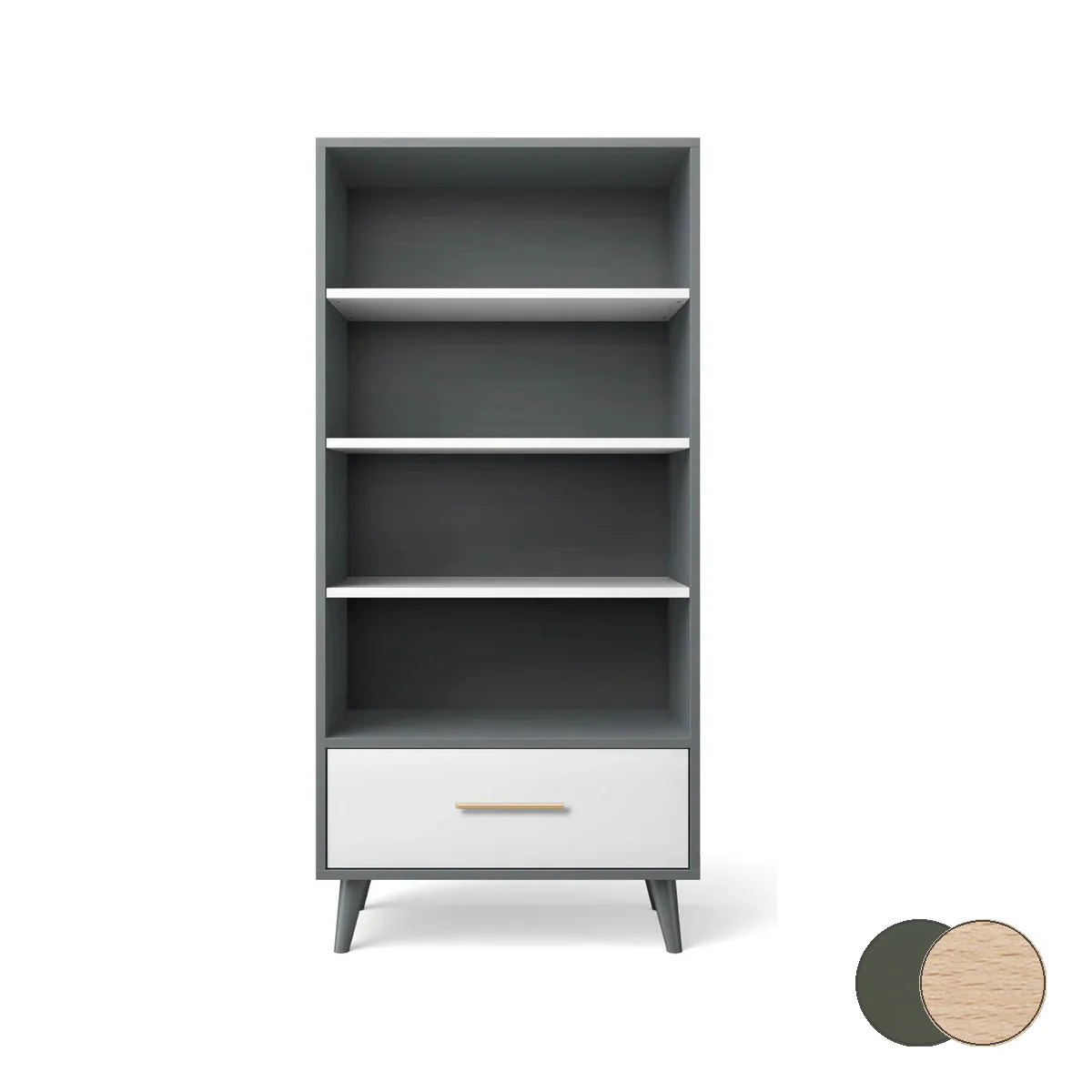 Romina New York Bookcase - Image 205