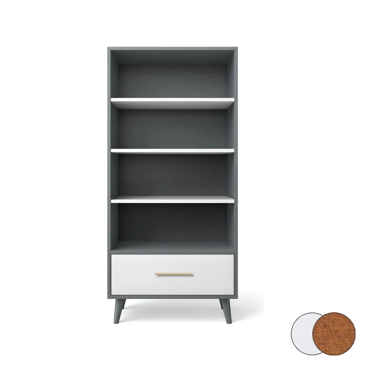 Romina New York Bookcase - Image 207