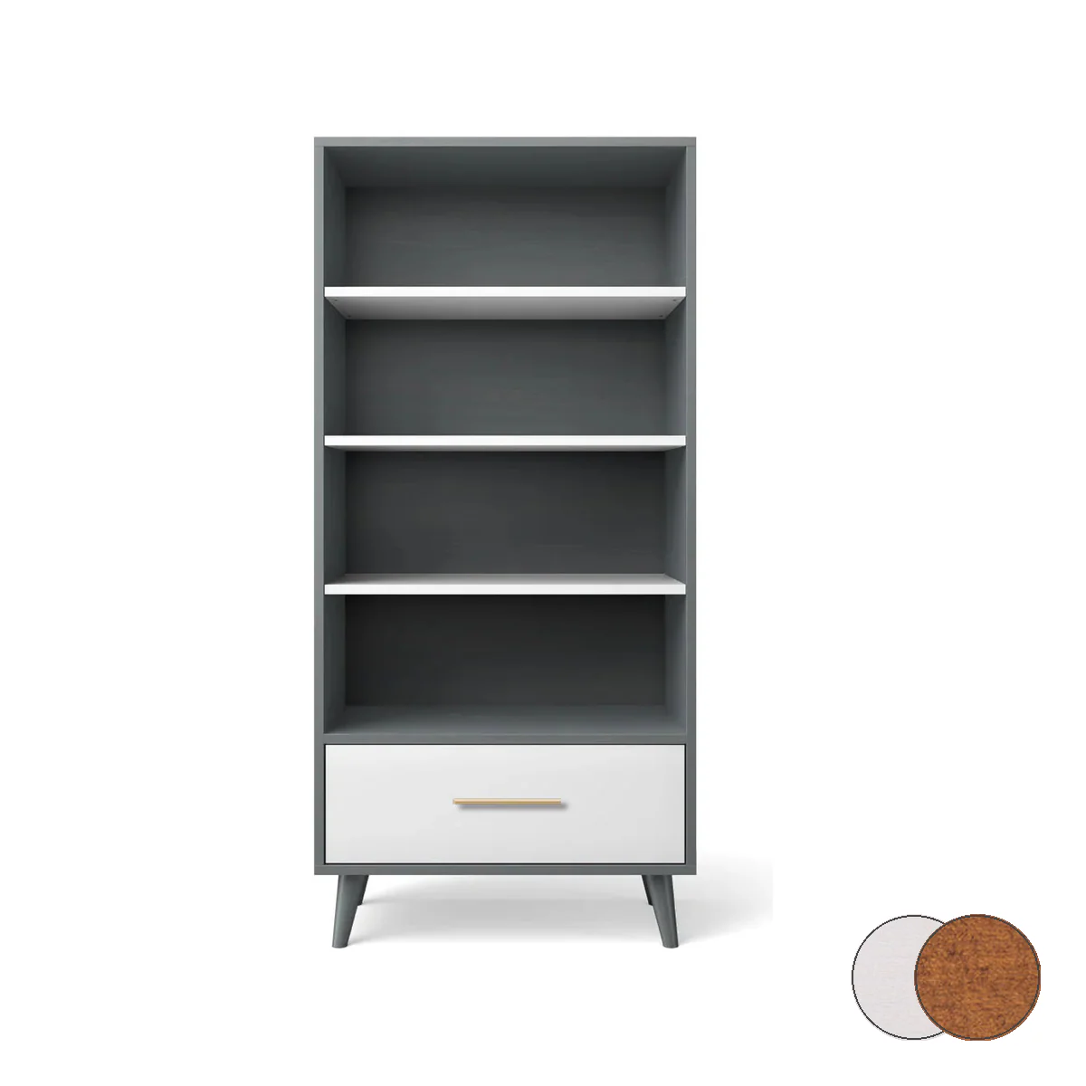 Romina New York Bookcase - Image 208