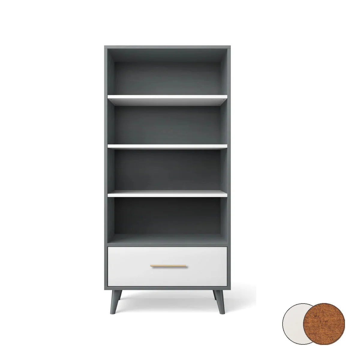 Romina New York Bookcase - Image 212