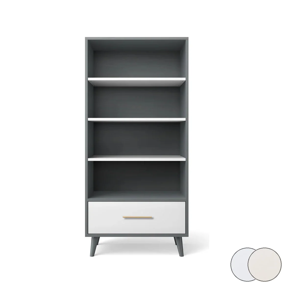 Romina New York Bookcase - Image 215