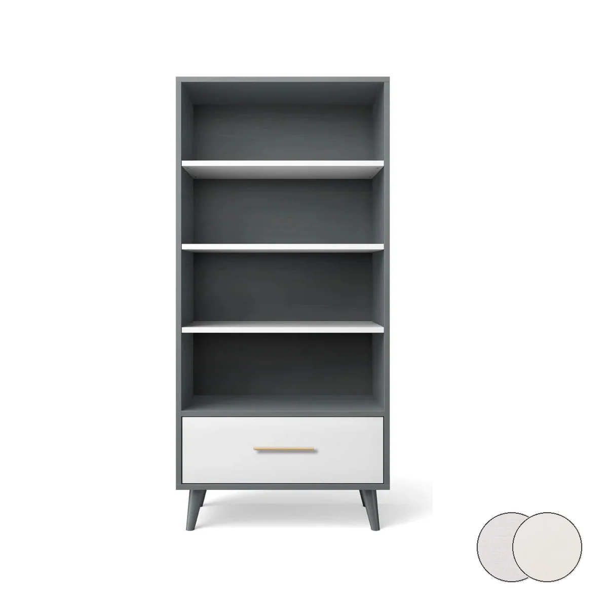 Romina New York Bookcase - Image 216