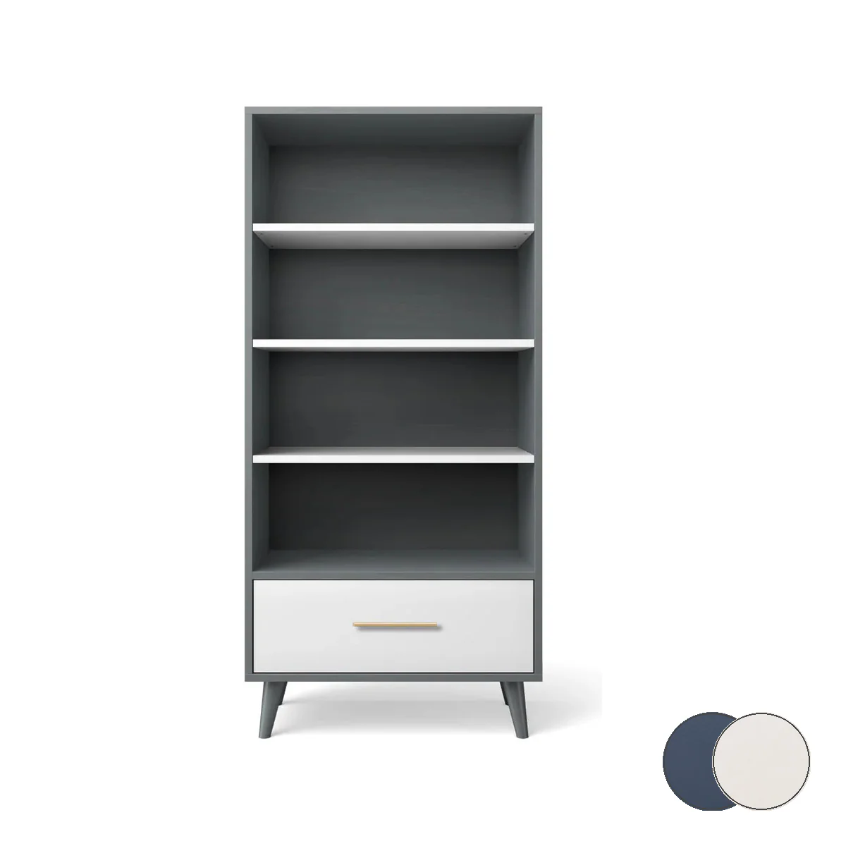 Romina New York Bookcase - Image 217