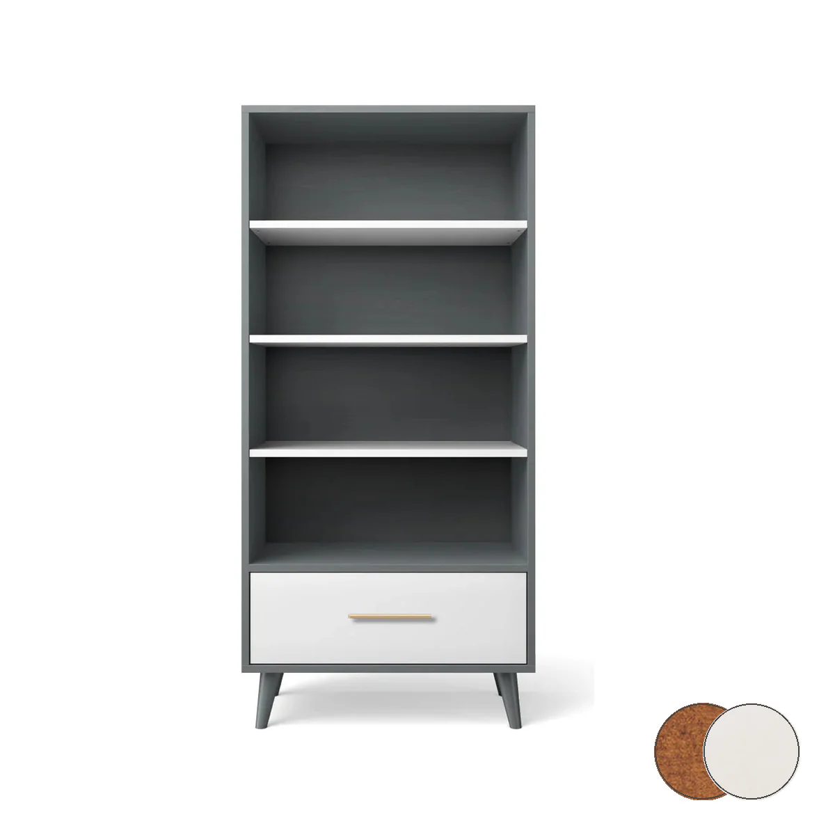 Romina New York Bookcase - Image 219