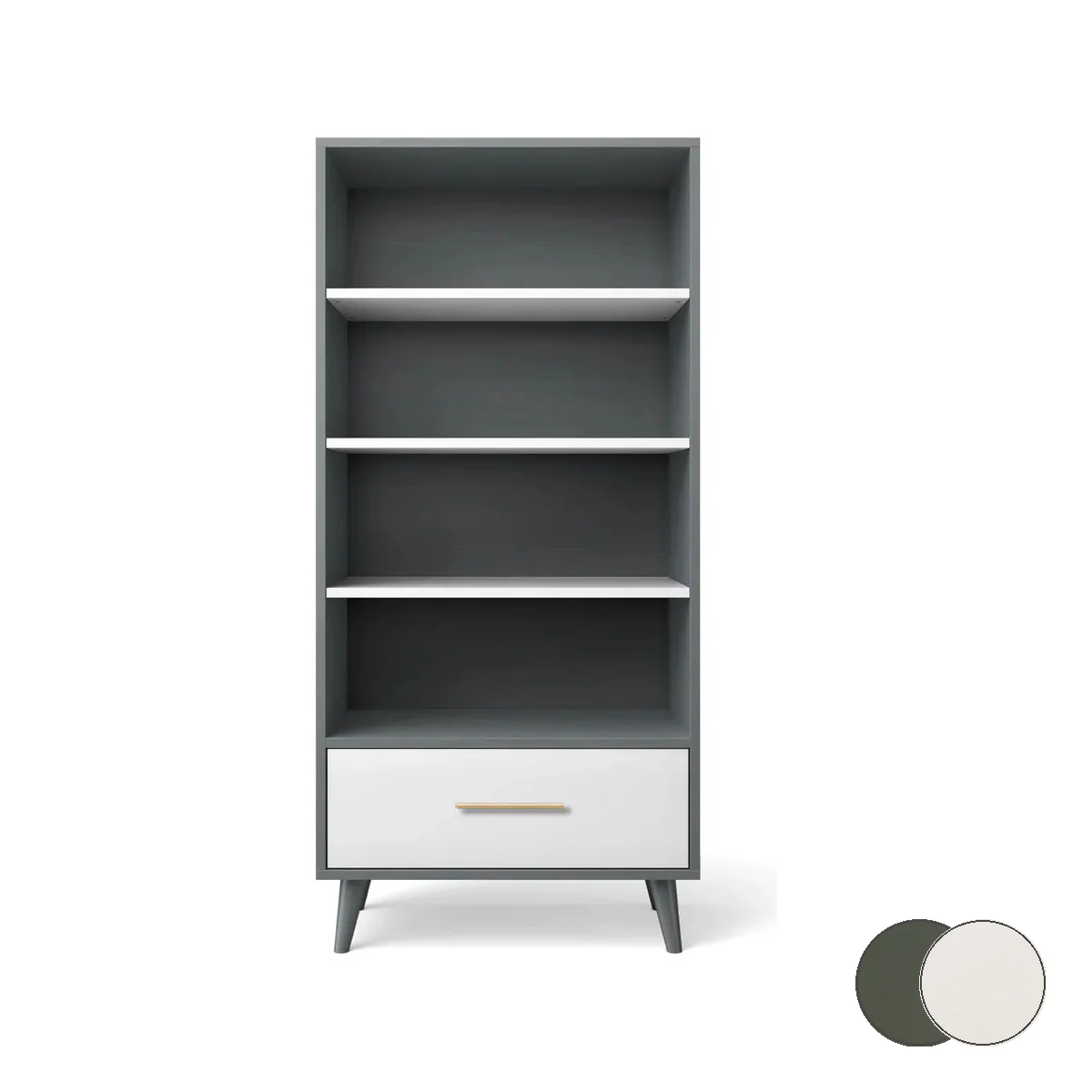 Romina New York Bookcase - Image 221