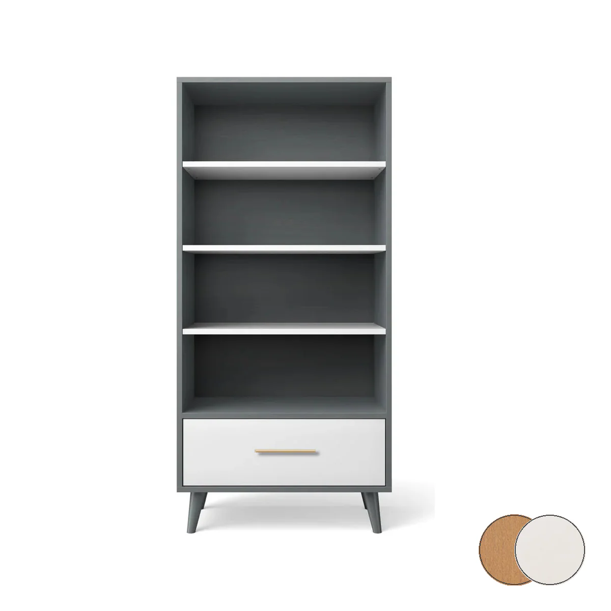Romina New York Bookcase - Image 222