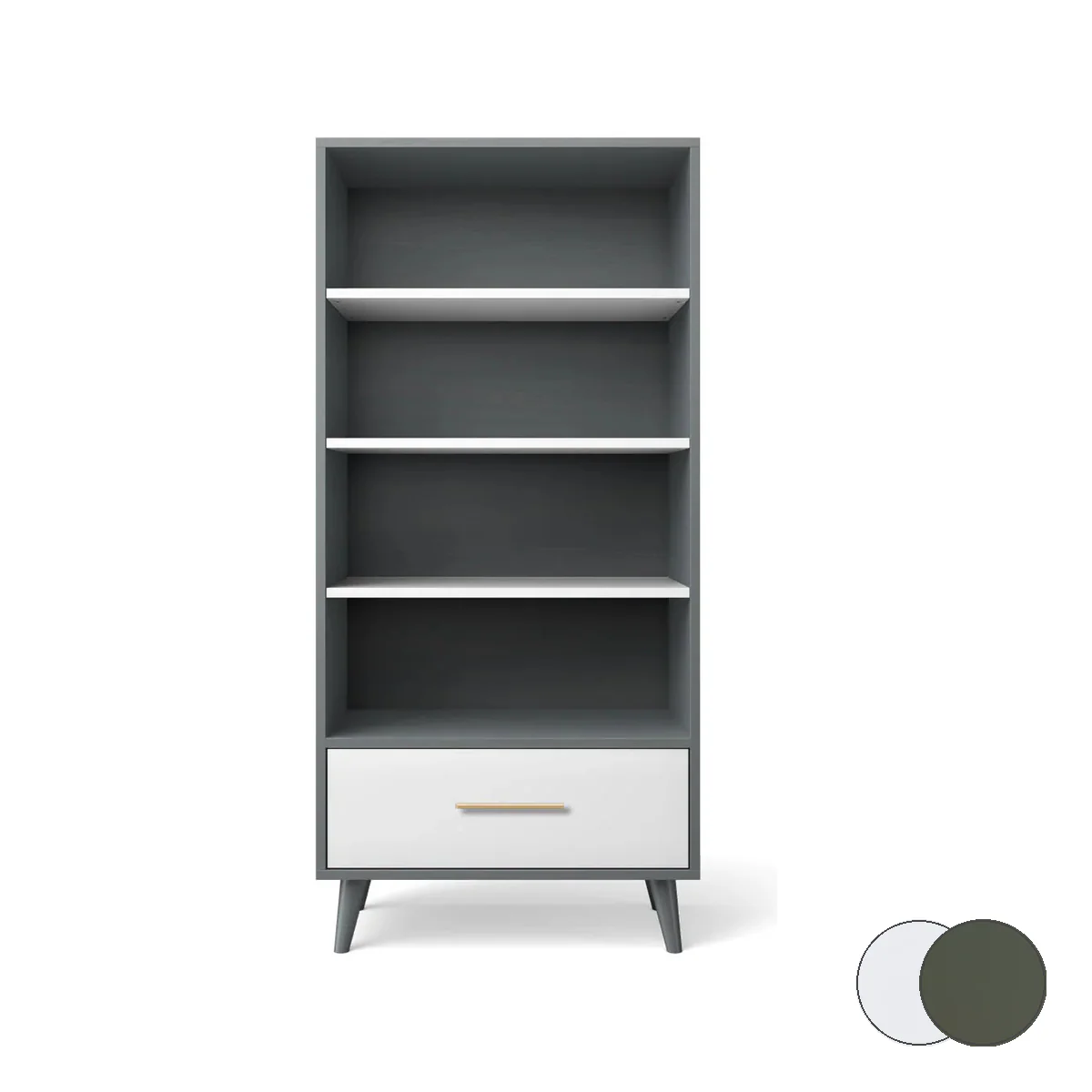 Romina New York Bookcase - Image 223