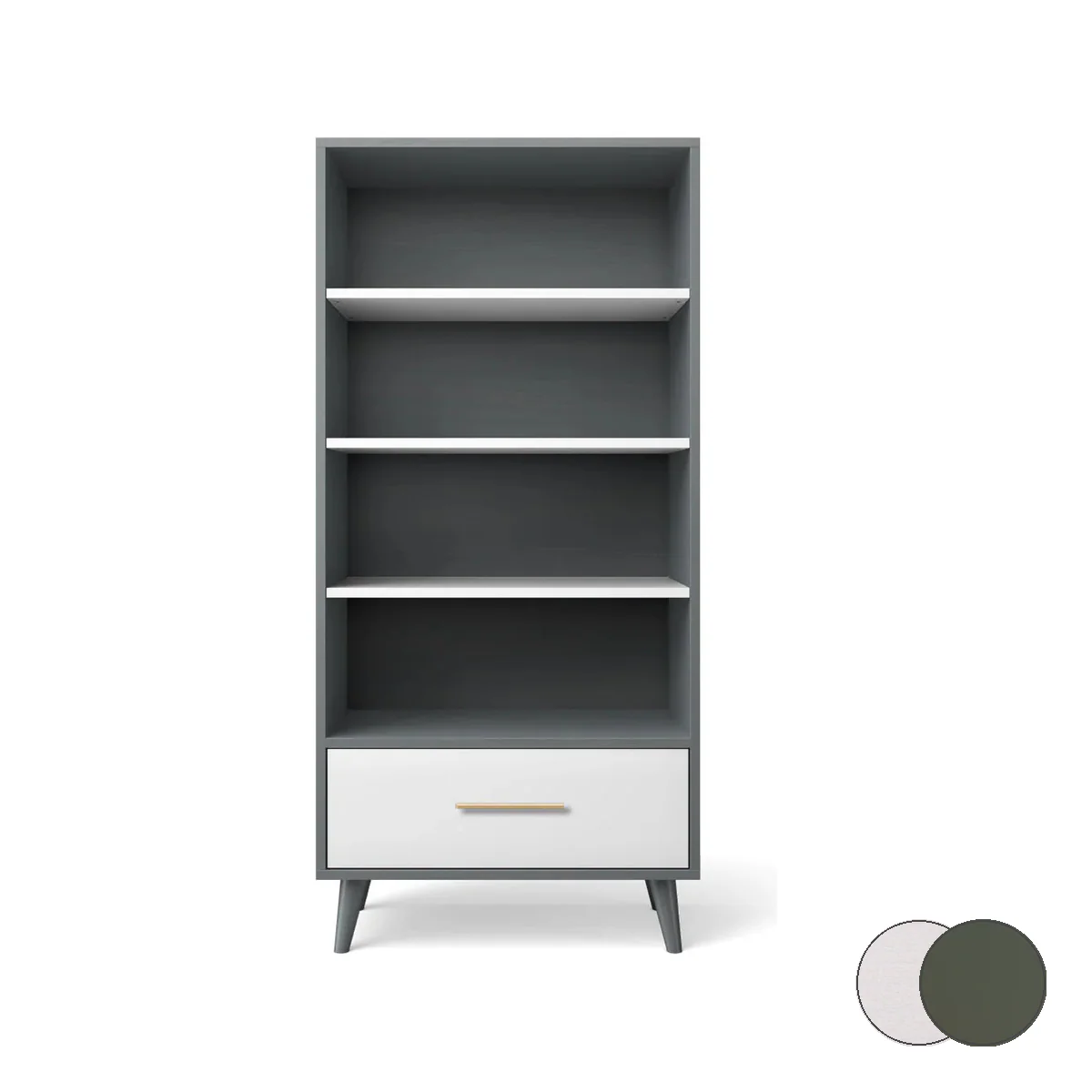Romina New York Bookcase - Image 224