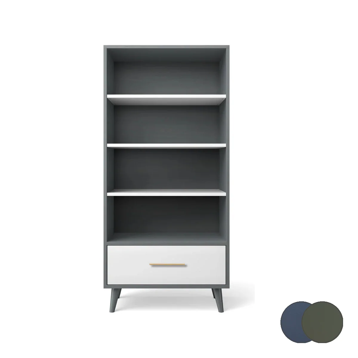 Romina New York Bookcase - Image 225