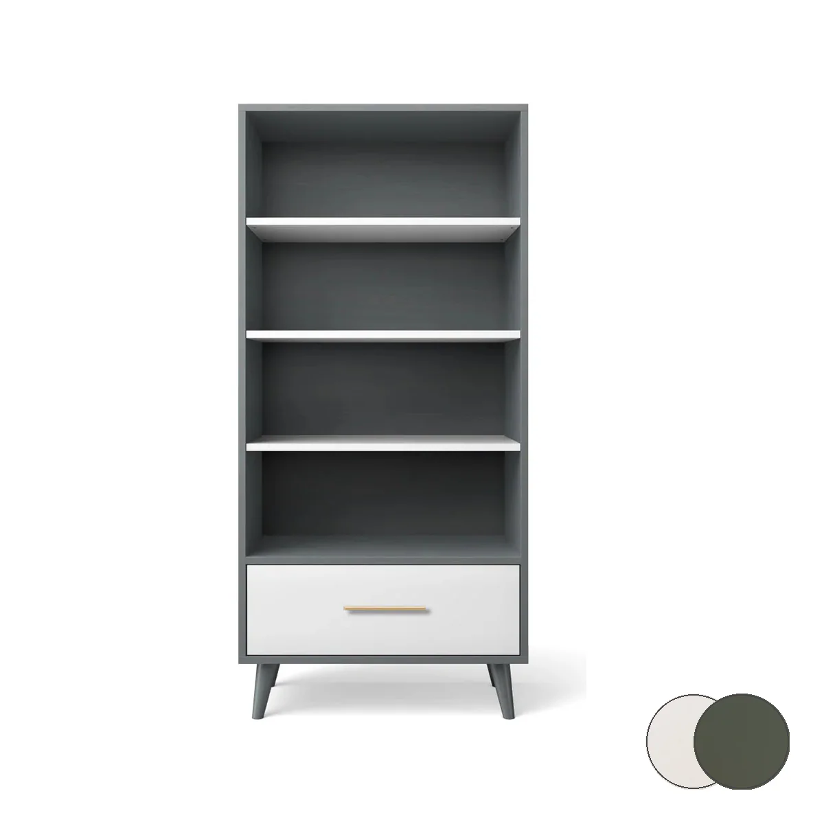 Romina New York Bookcase - Image 228