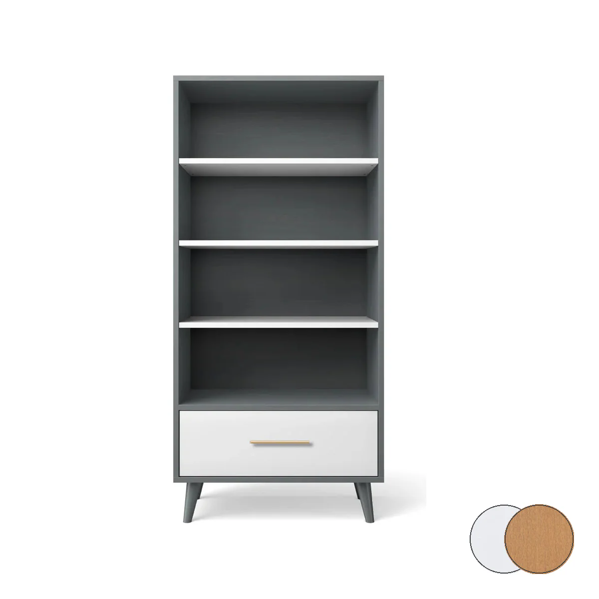 Romina New York Bookcase - Image 231