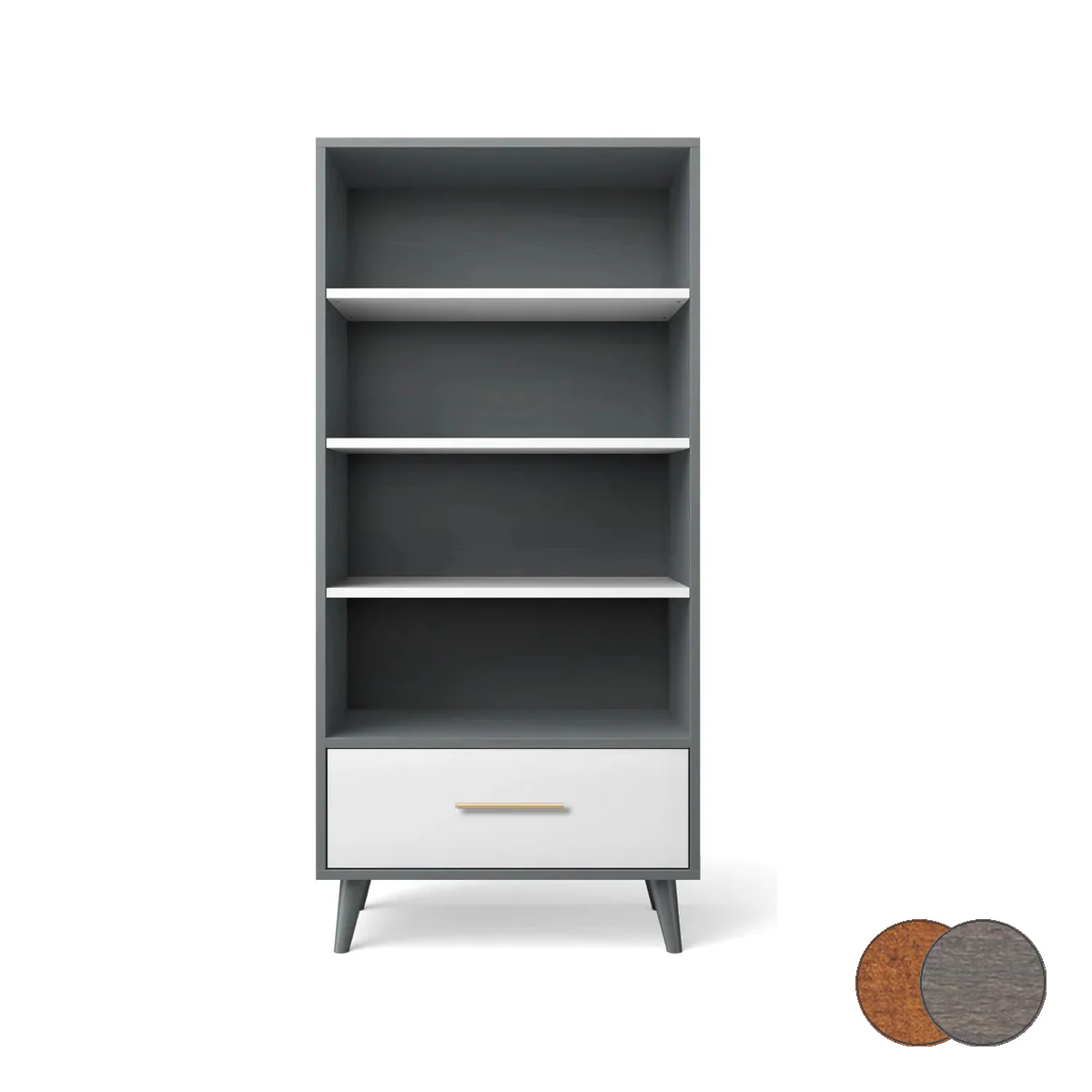 Romina New York Bookcase - Image 242