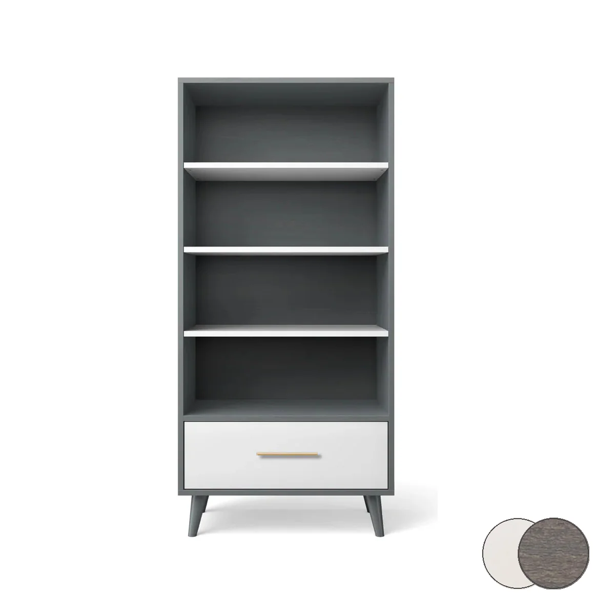 Romina New York Bookcase - Image 243