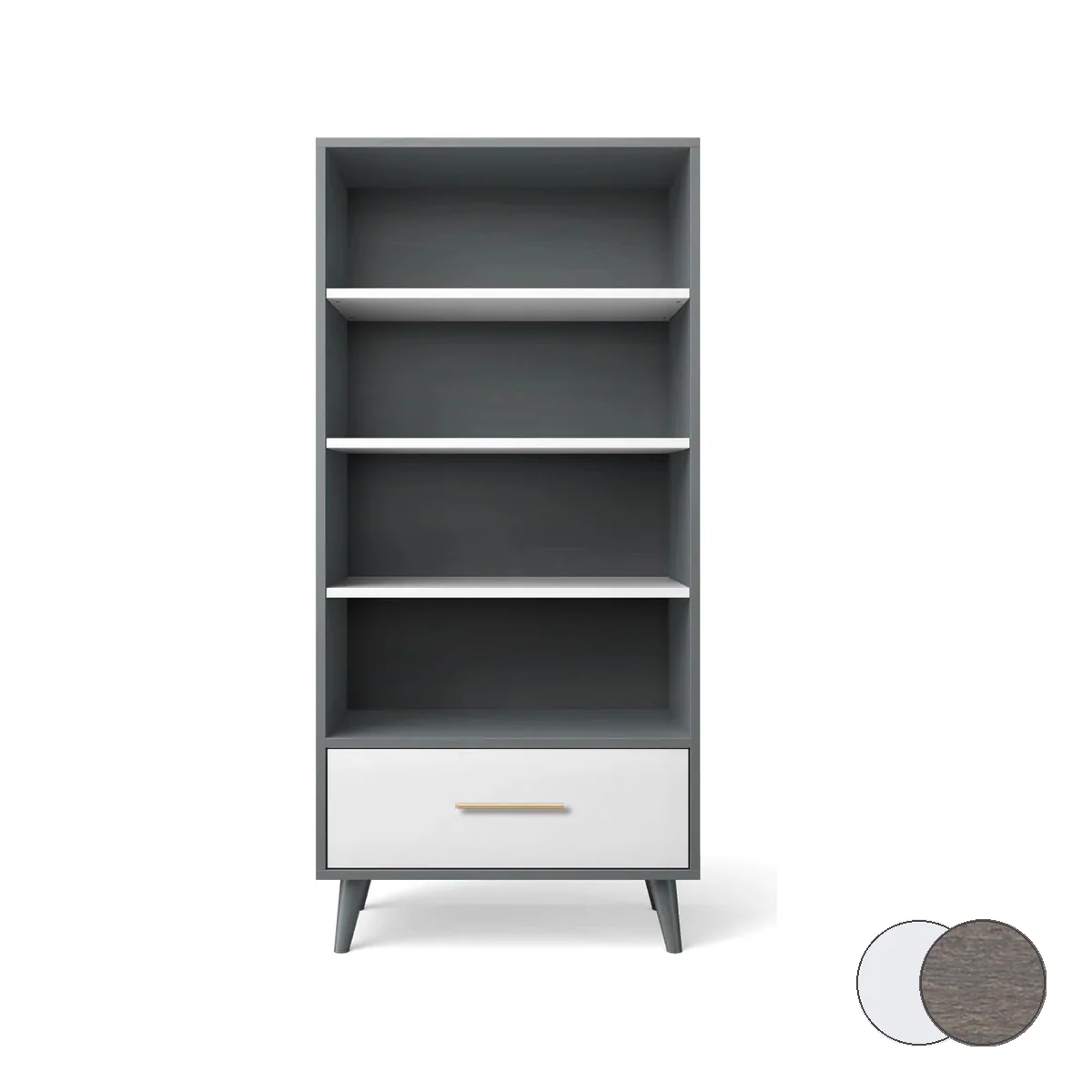 Romina New York Bookcase - Image 250