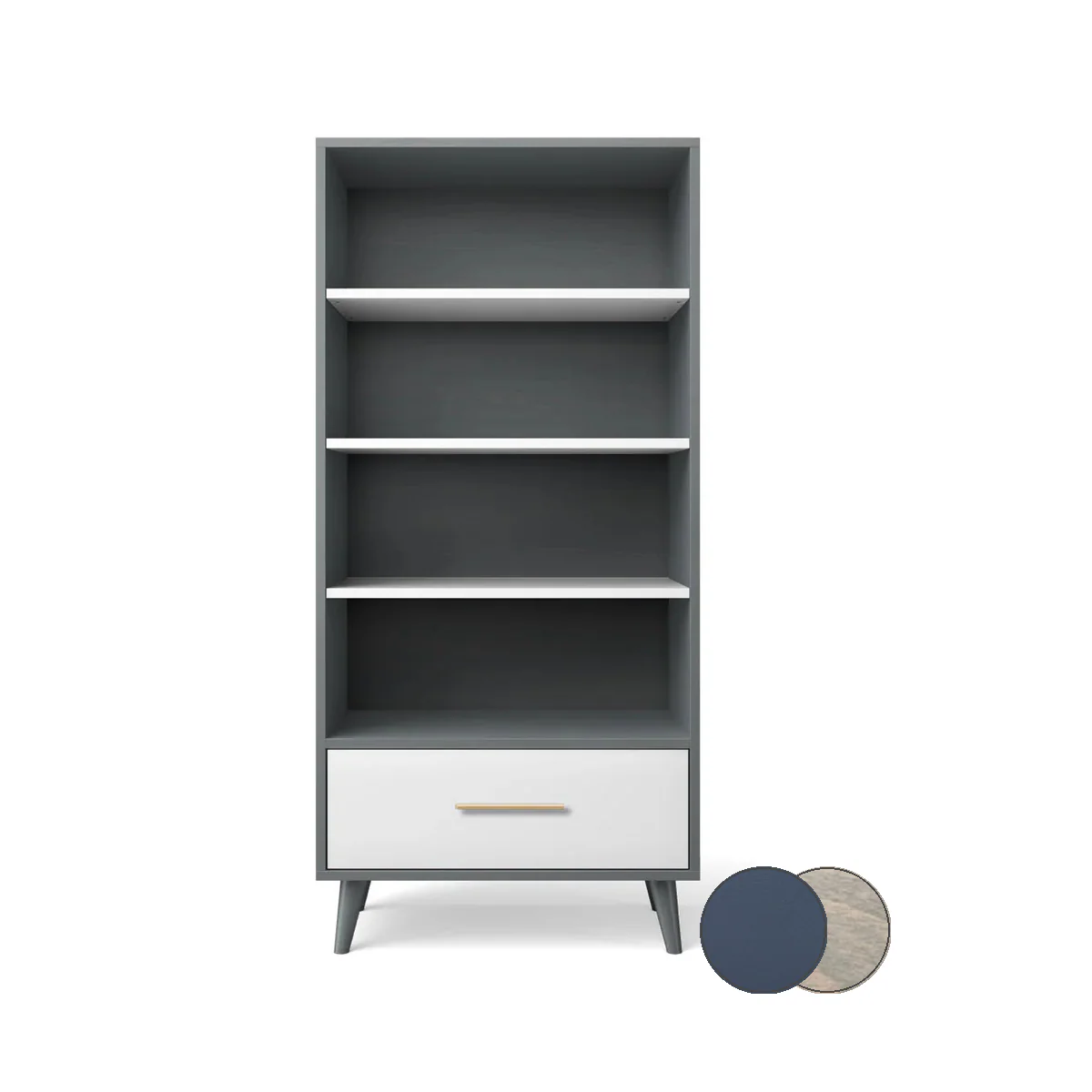 Romina New York Bookcase - Image 63