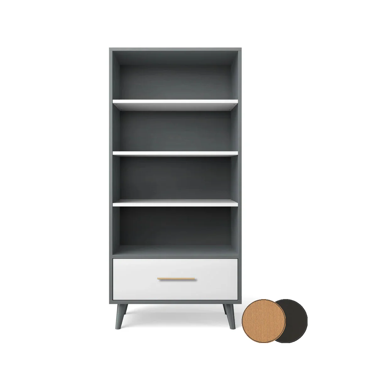 Romina New York Bookcase - Image 66