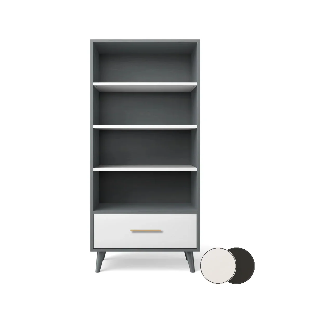 Romina New York Bookcase - Image 71