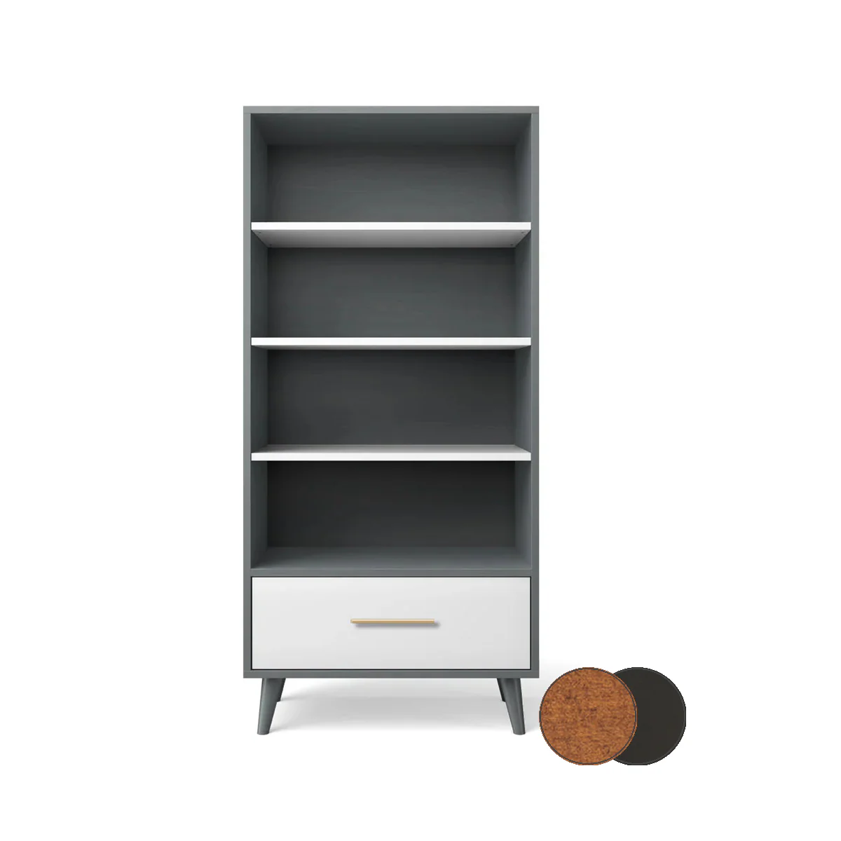 Romina New York Bookcase - Image 76