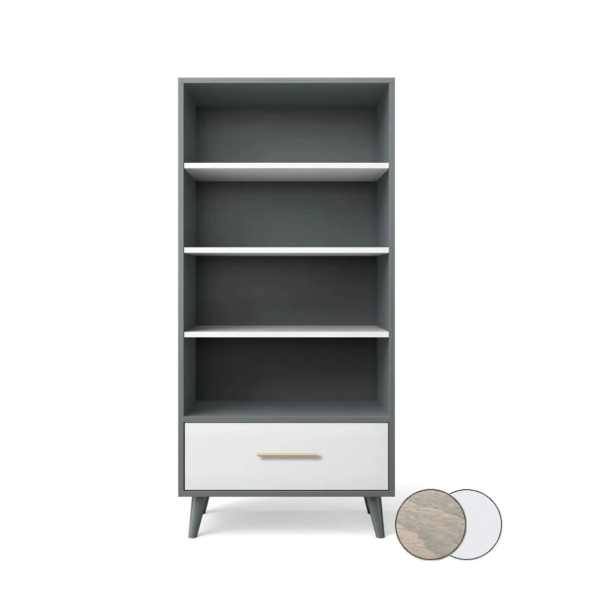 Romina New York Bookcase - Image 81