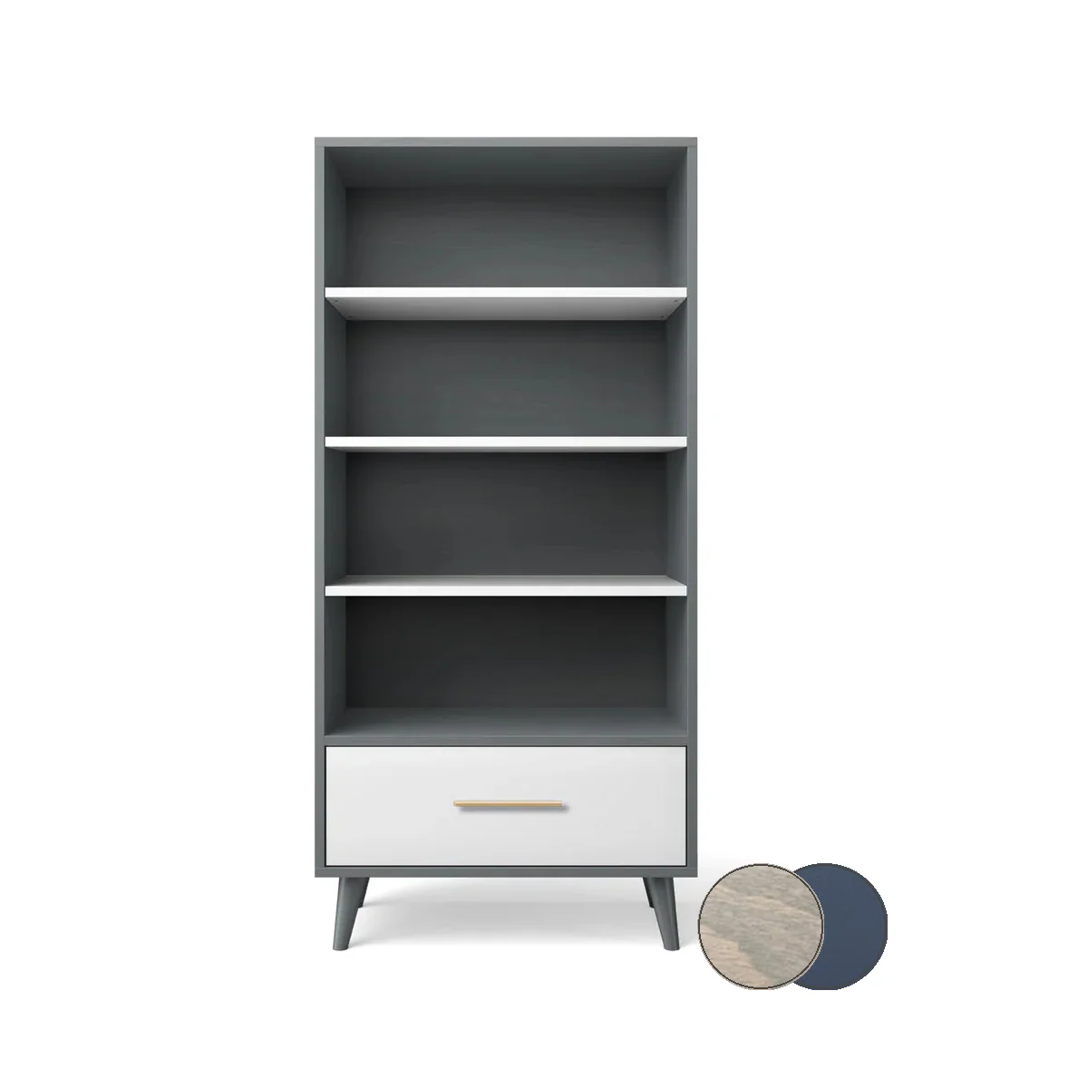 Romina New York Bookcase - Image 86