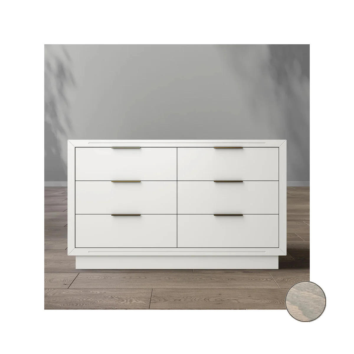 Romina Quadro Double Dresser - Image 14