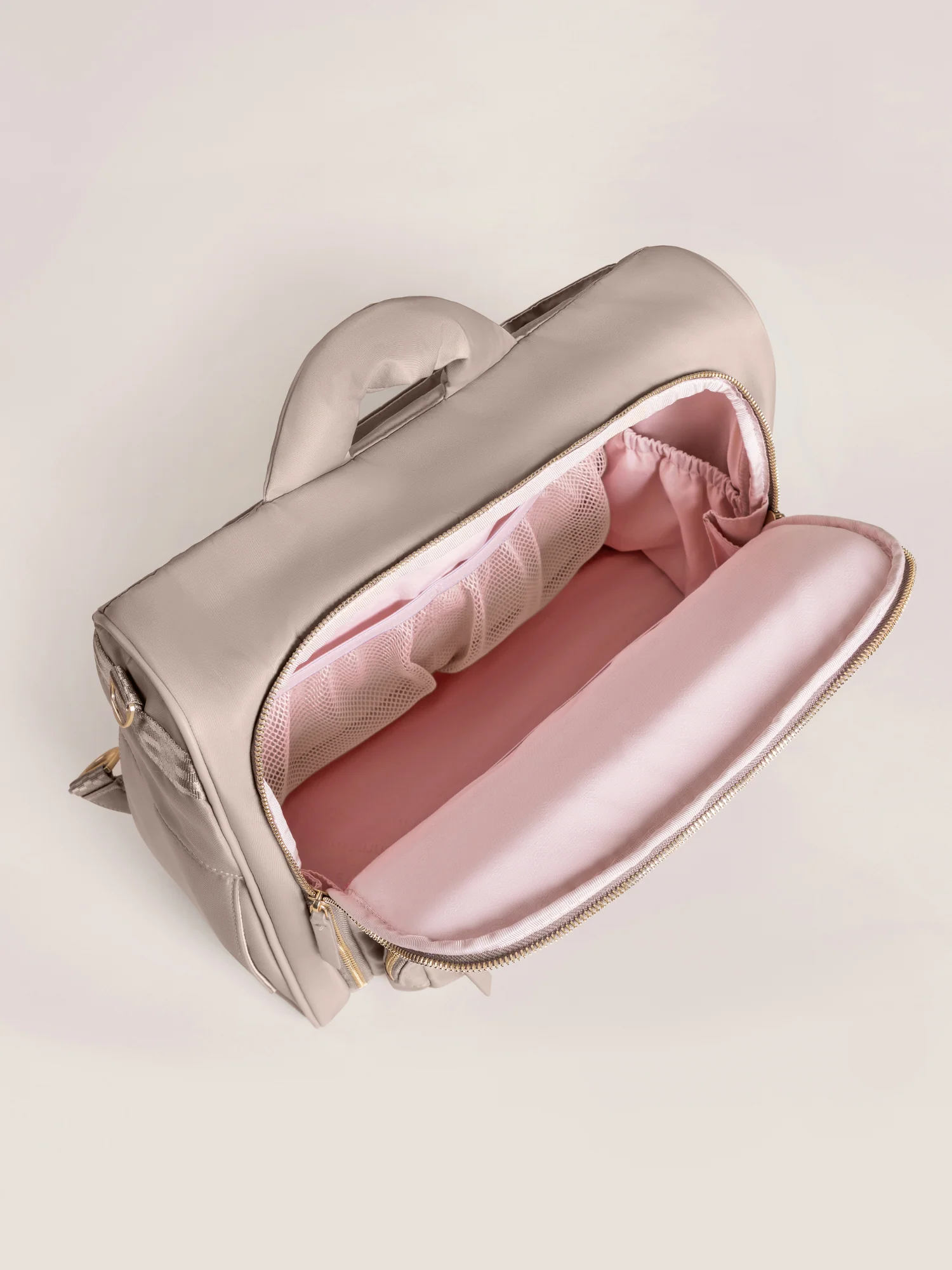JuJuBe Satchel Diaper Bag - Taupe - Image 6