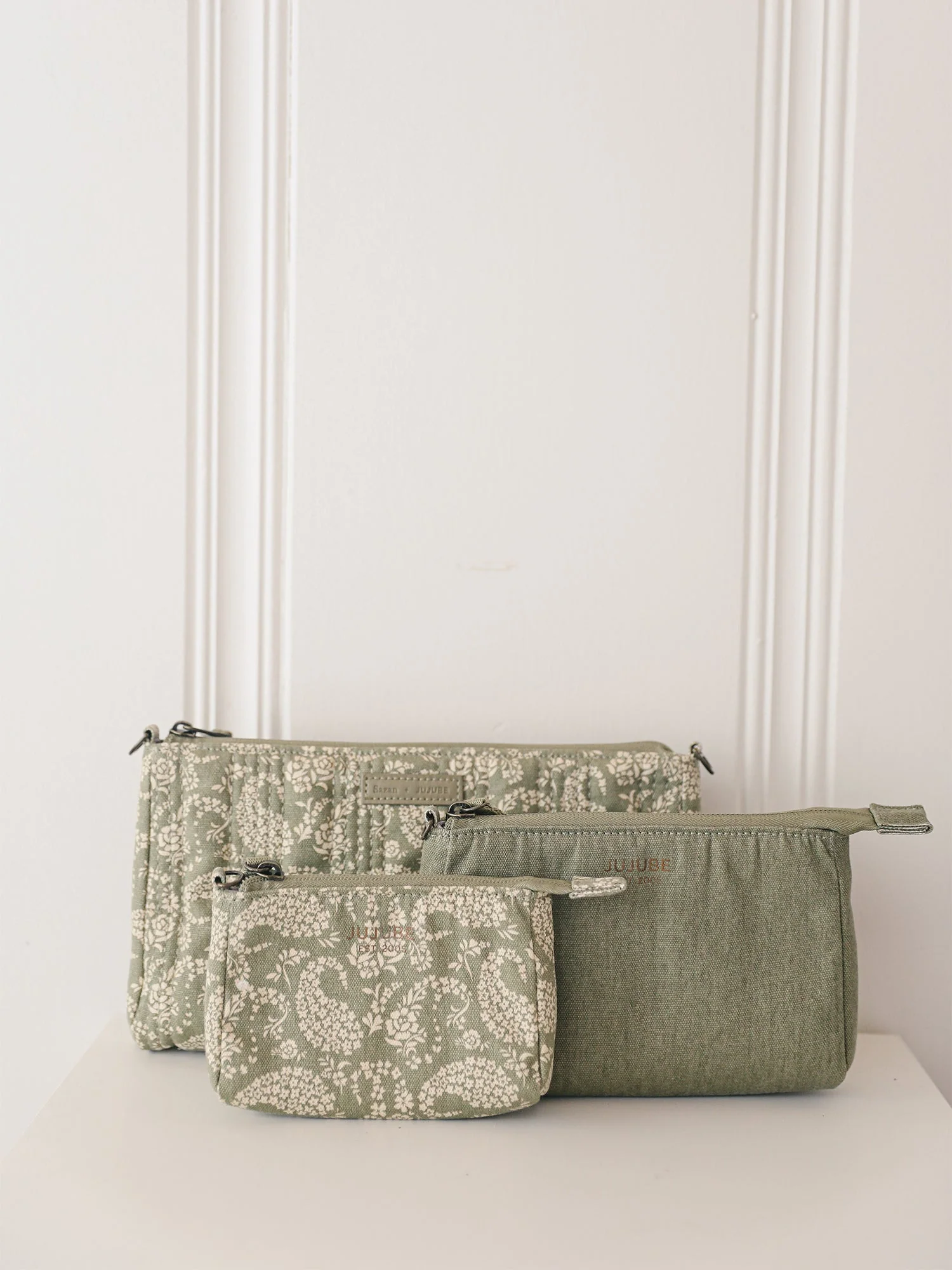 JuJuBe Sazan + JuJuBe 3-piece Pouch Clutch Purse Set - Paisley Floral - Image 3