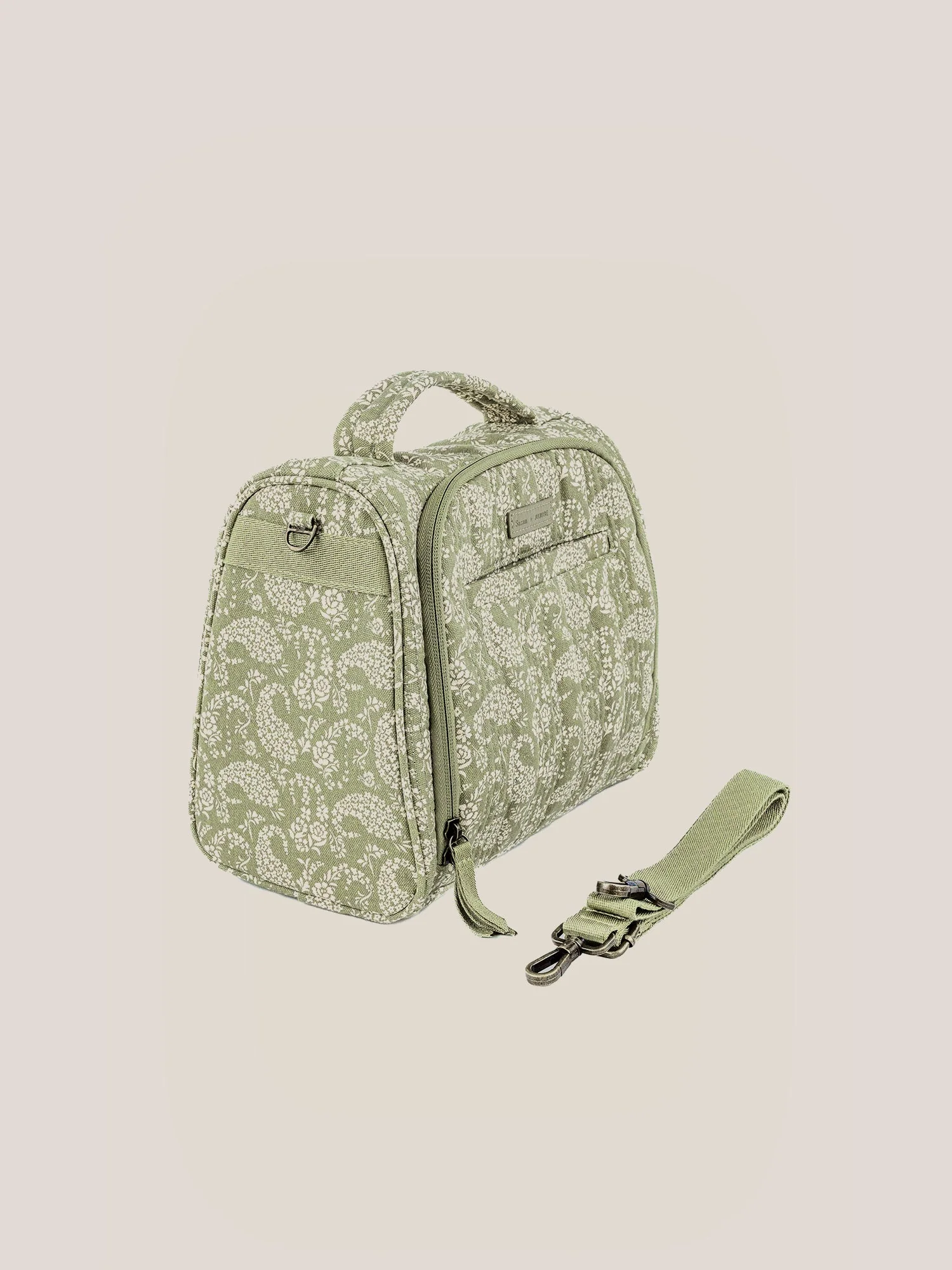 JuJuBe Sazan + JuJuBe Insulated Bottle Bag - Paisley Floral - Image 8