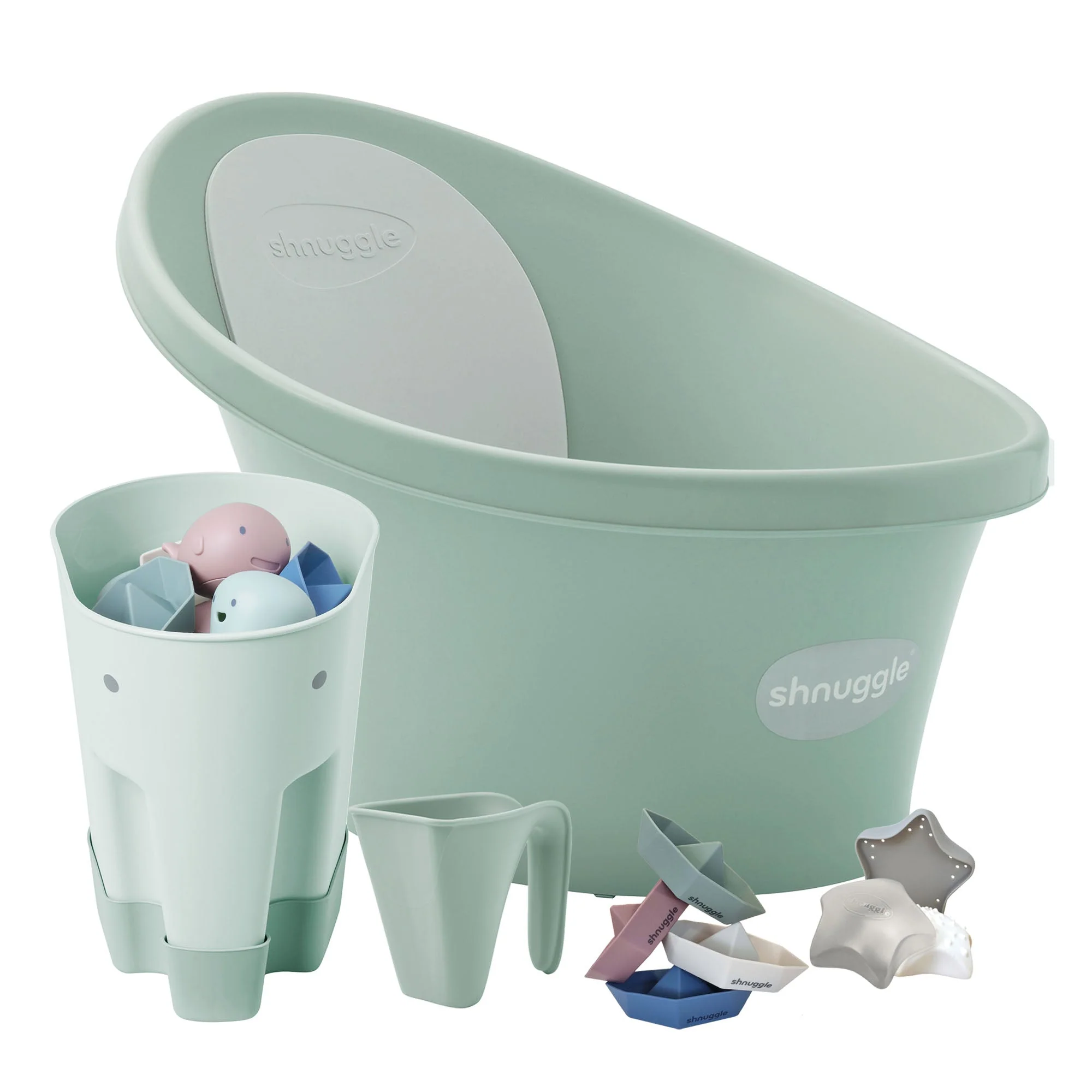 Shnuggle Newborn Bath & Accessories 5-Piece Bundle - Image 4