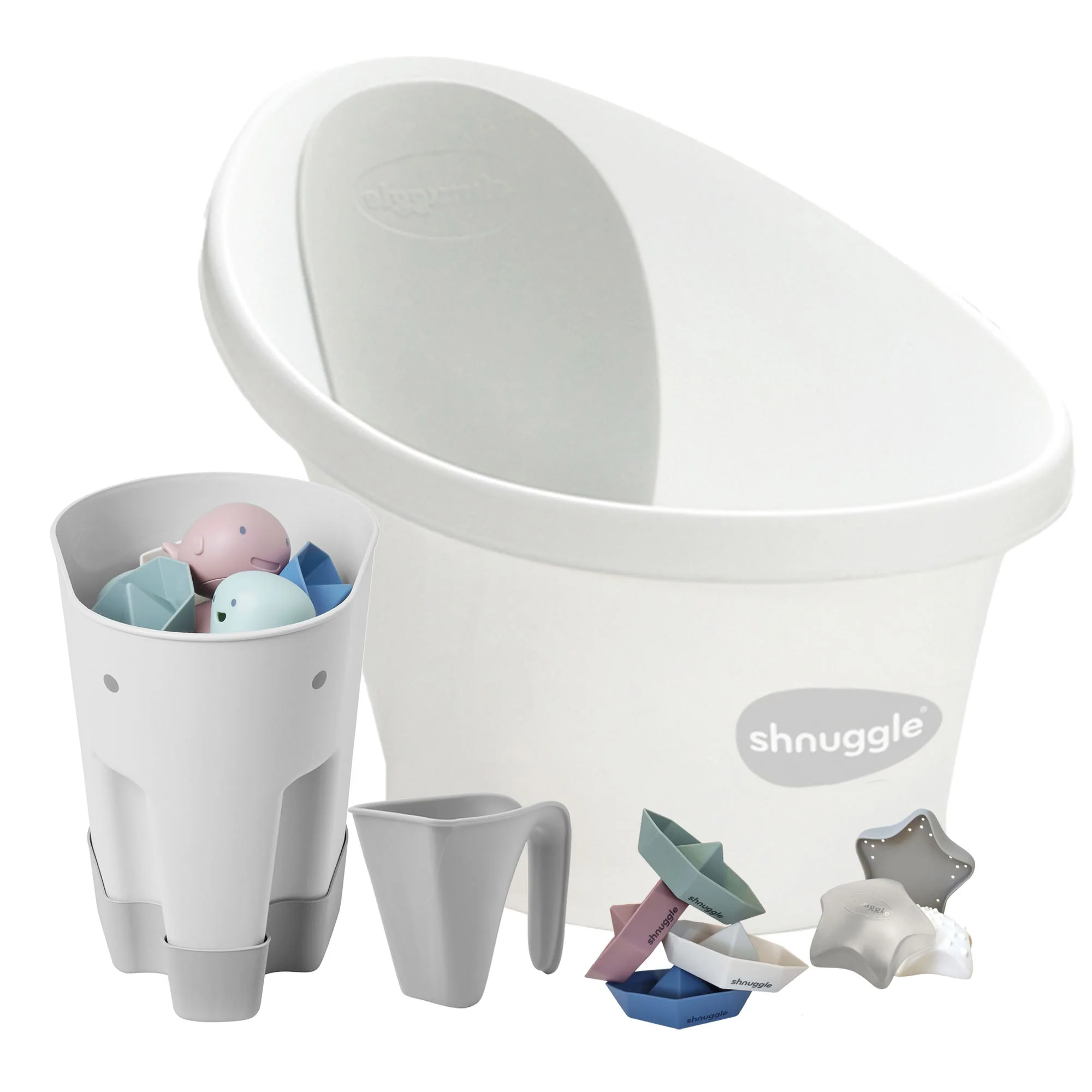 Shnuggle Newborn Bath & Accessories 5-Piece Bundle - Image 5