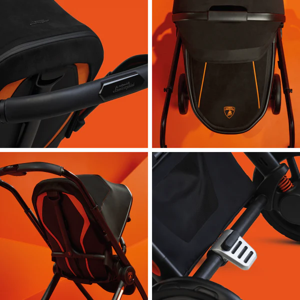 Silver Cross Reef AL Arancio - Lamborghini Stroller - Image 8