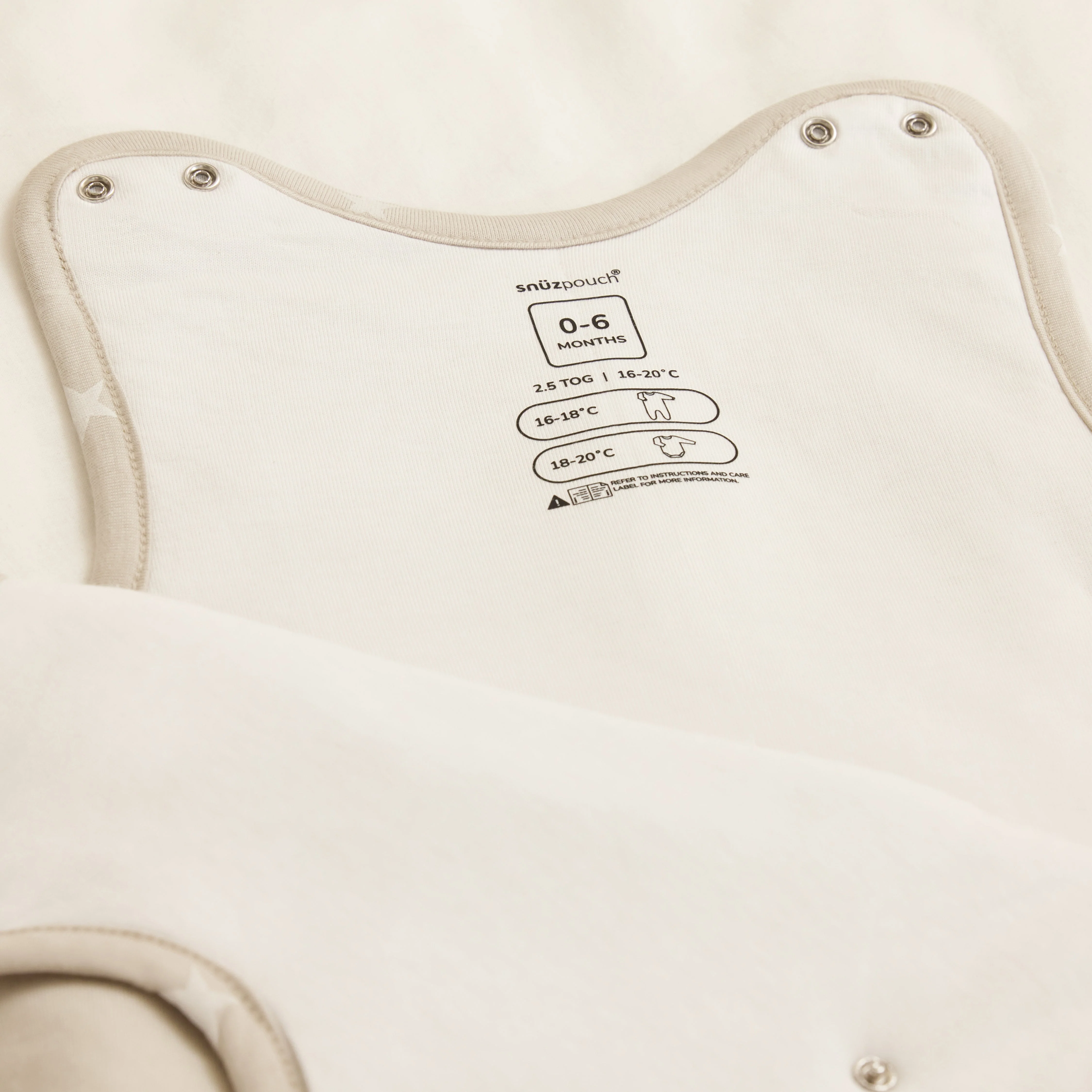Snuz SnuzPouch Sleeping Bag - Sand Cloud - Image 11