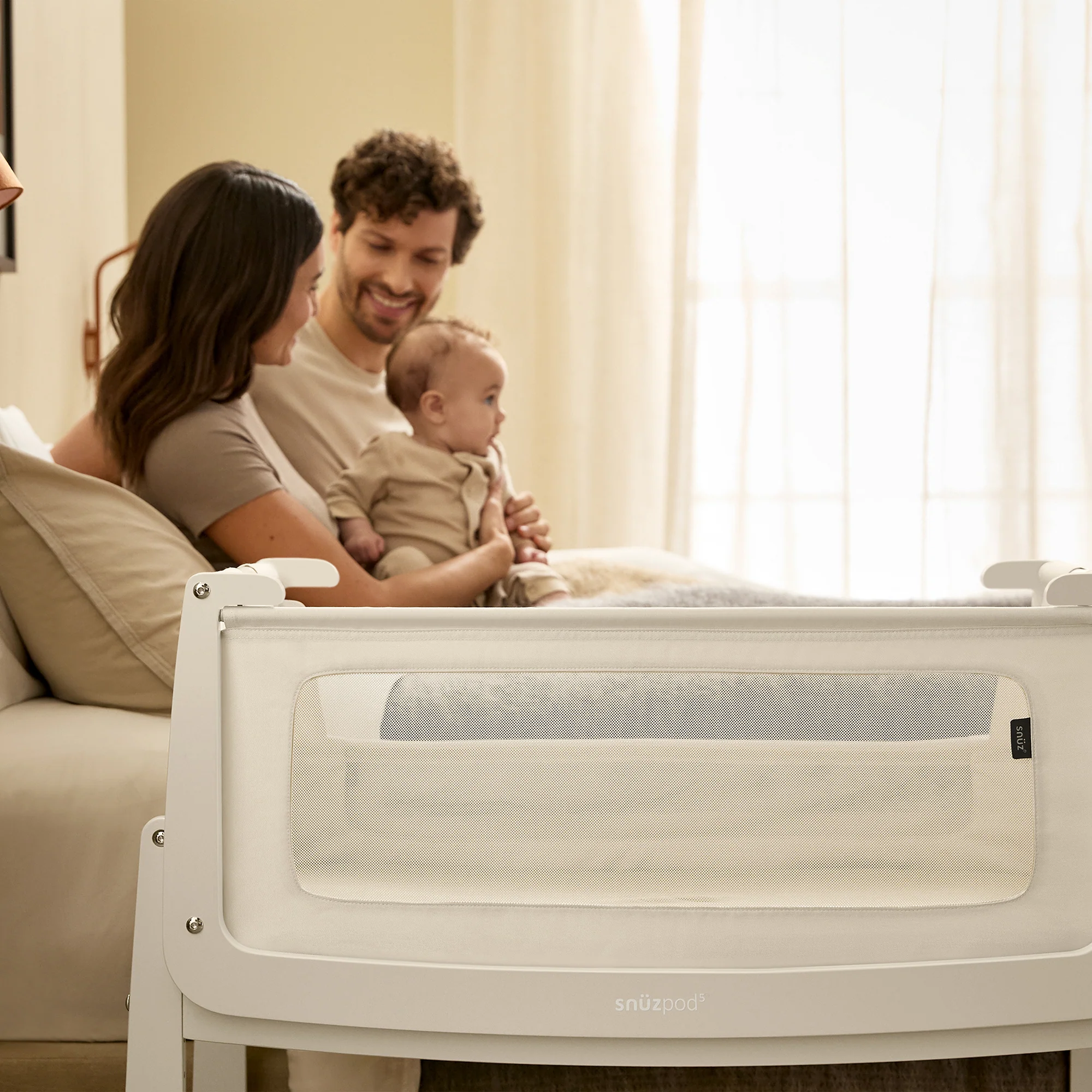 Snuz SnuzPod5 Bedside Bassinet - Cashmere - Image 5