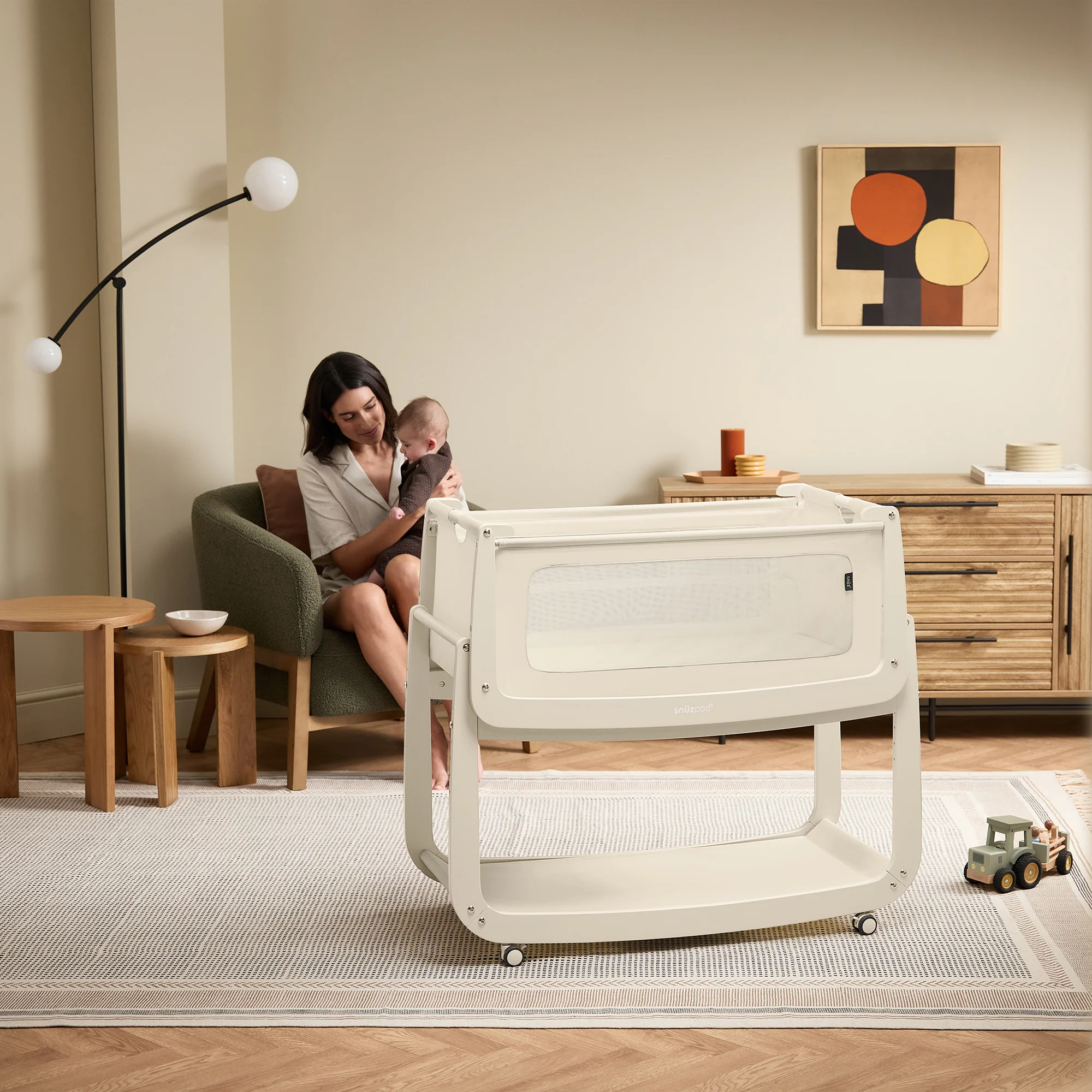 Snuz SnuzPod5 Bedside Bassinet - Cashmere - Image 6