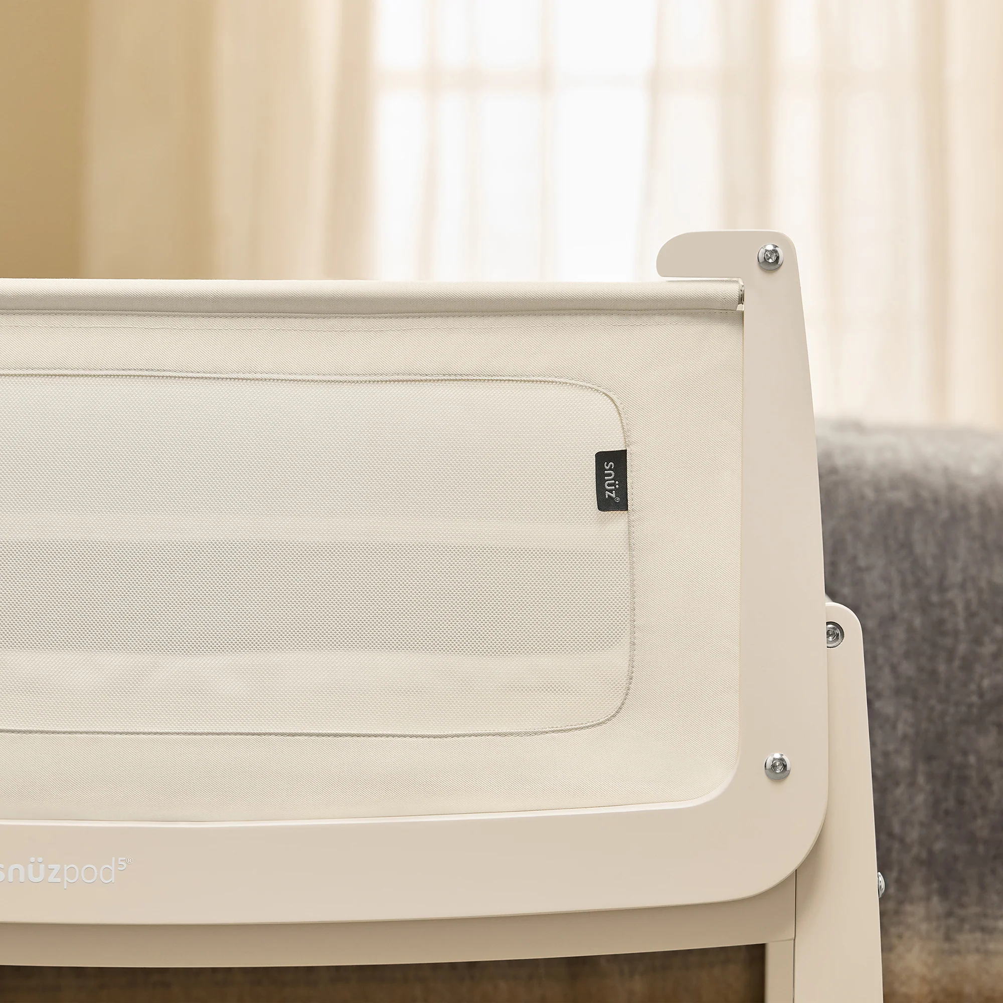 Snuz SnuzPod5 Bedside Bassinet - Cashmere - Image 7