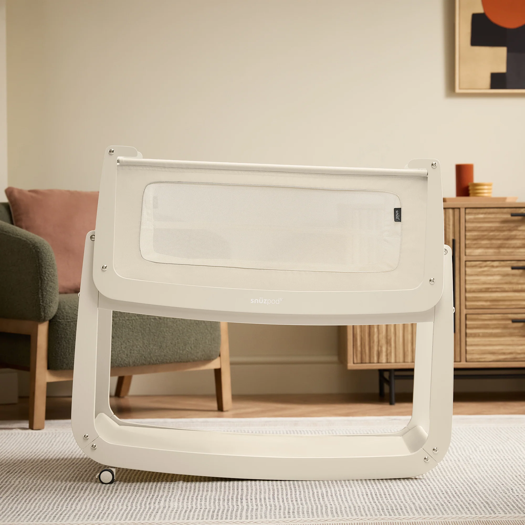 Snuz SnuzPod5 Bedside Bassinet - Cashmere - Image 9