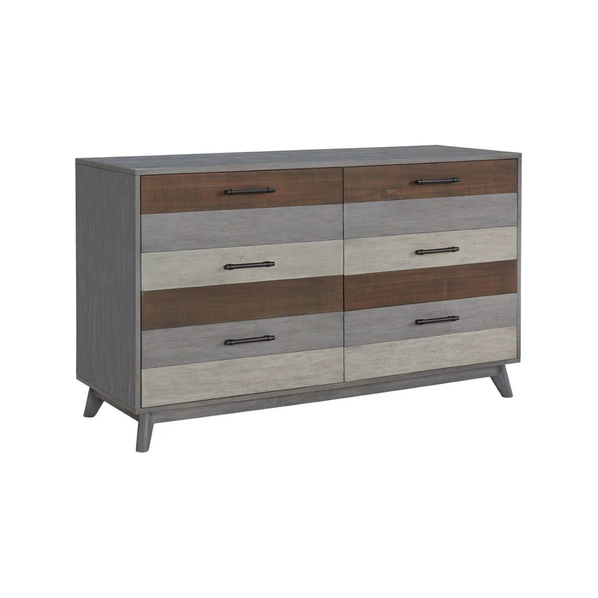 Soho Baby Cascade 6 Drawer Dresser Multi tone Gray - Image 6