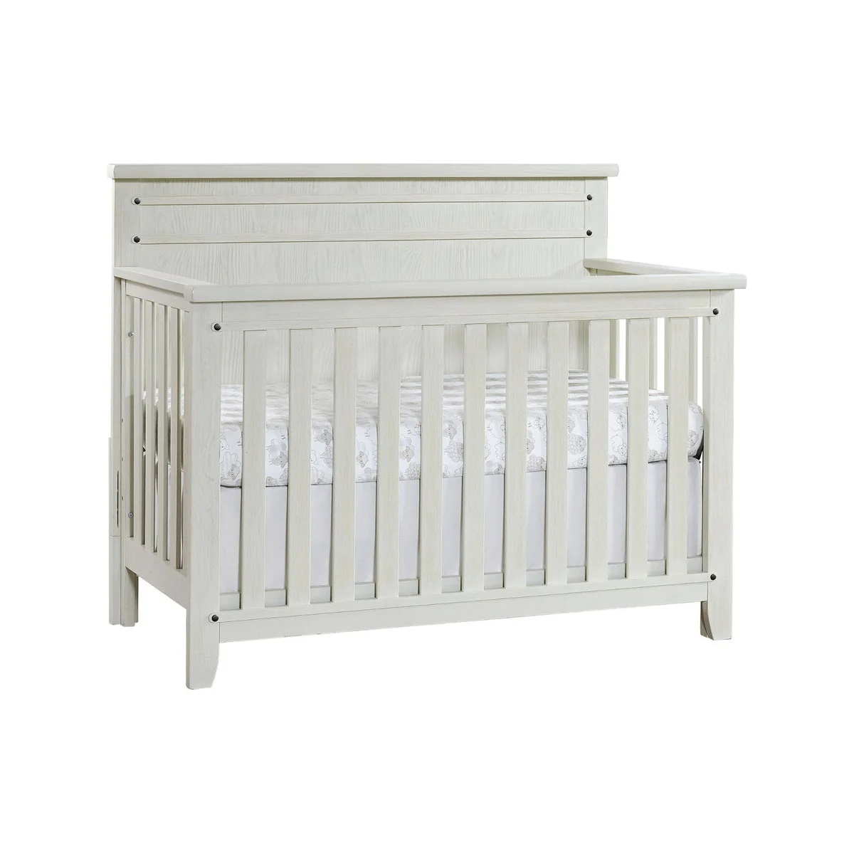 Soho Baby Ellison 4 In 1 Convertible Crib - Rustic White - Image 9