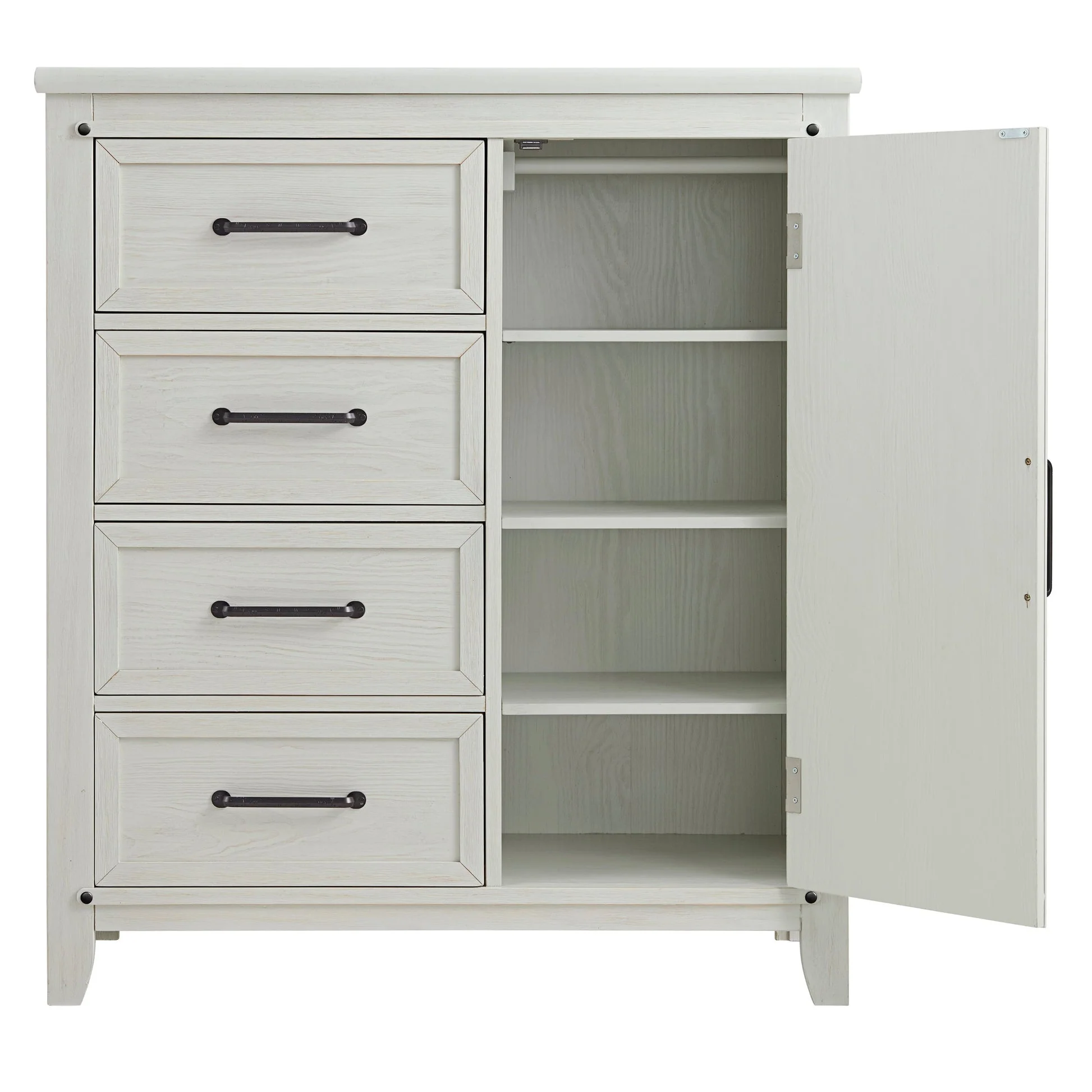 Soho Baby Ellison Chifferobe - Rustic White - Image 2