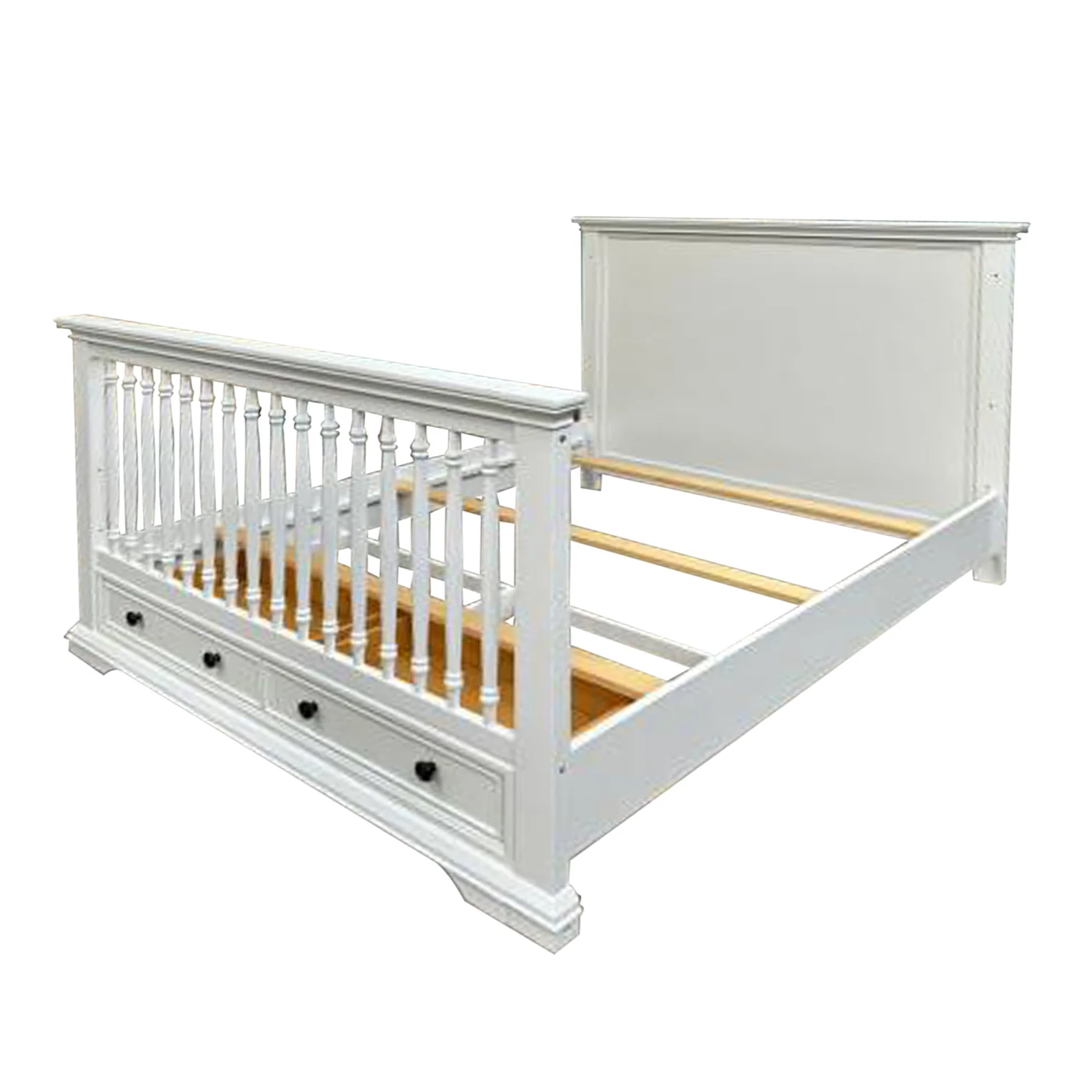 Sorelle Portico Full Size Bed Conversion Rails  - White