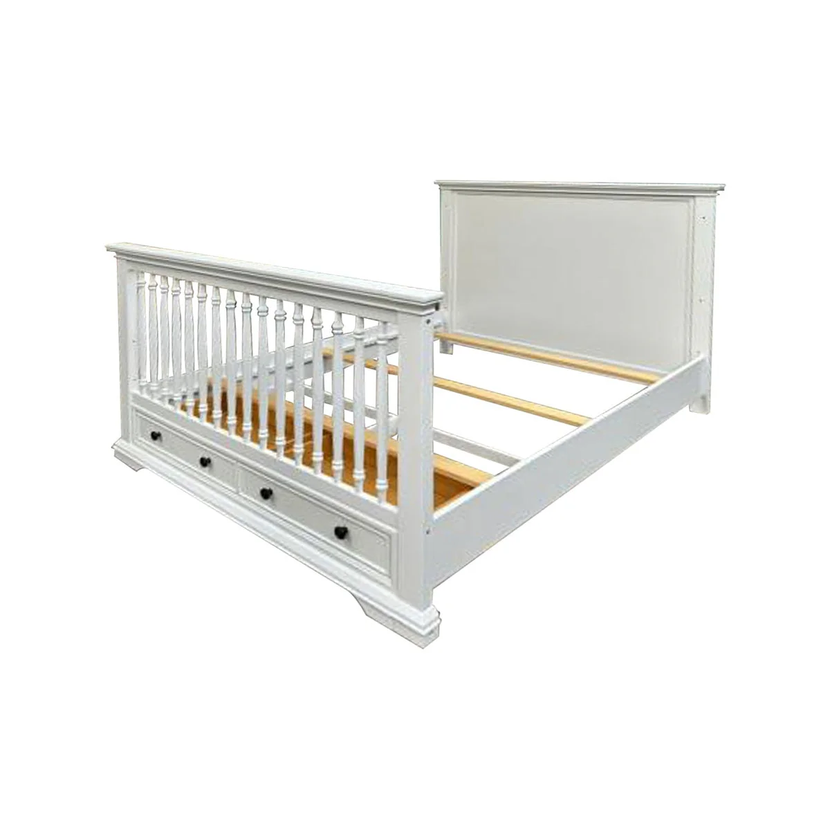 Sorelle Portico Full Size Bed Conversion Rails  - White - Image 2