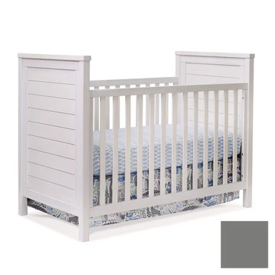 Sorelle Farmhouse Classic Crib in Weathered Gray - Image 2