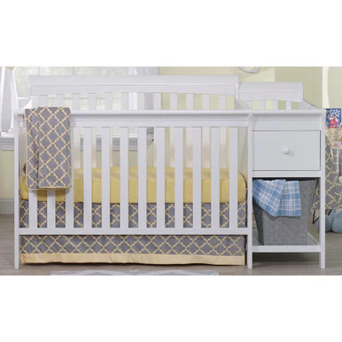 Sorelle Florence Crib & Changer in White - Image 2