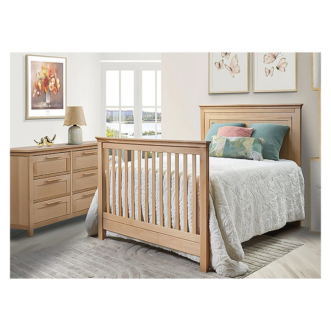 Sorelle Luna Groupage Set (Crib, Double Dresser and Topper) - Image 3
