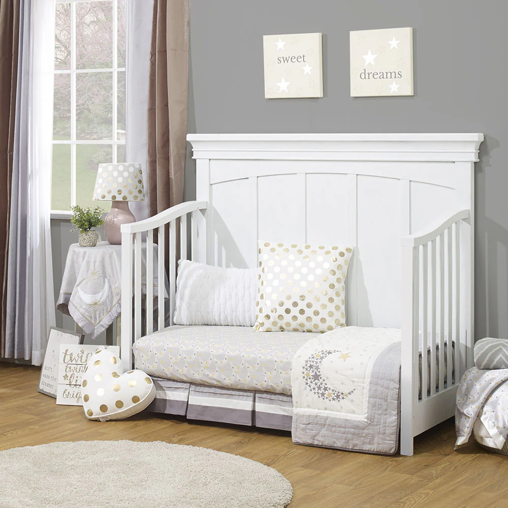 Sorelle Modesto Convertible Crib in White - Image 4