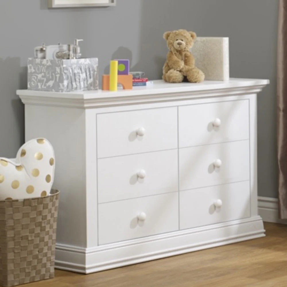 Sorelle Modesto Double Dresser RTA in White