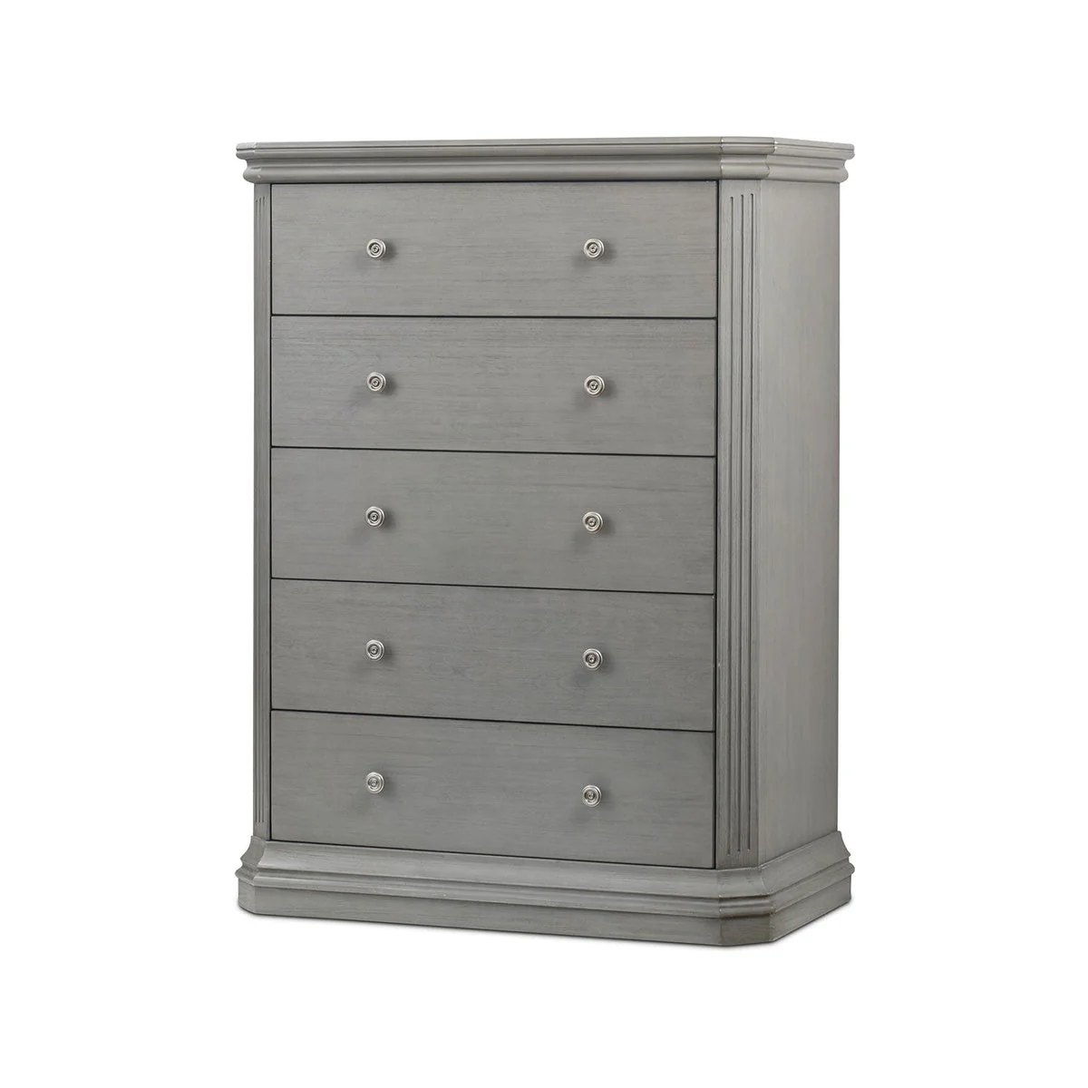 Sorelle Sutton 5-Drawer Dresser in Grigio - Image 3
