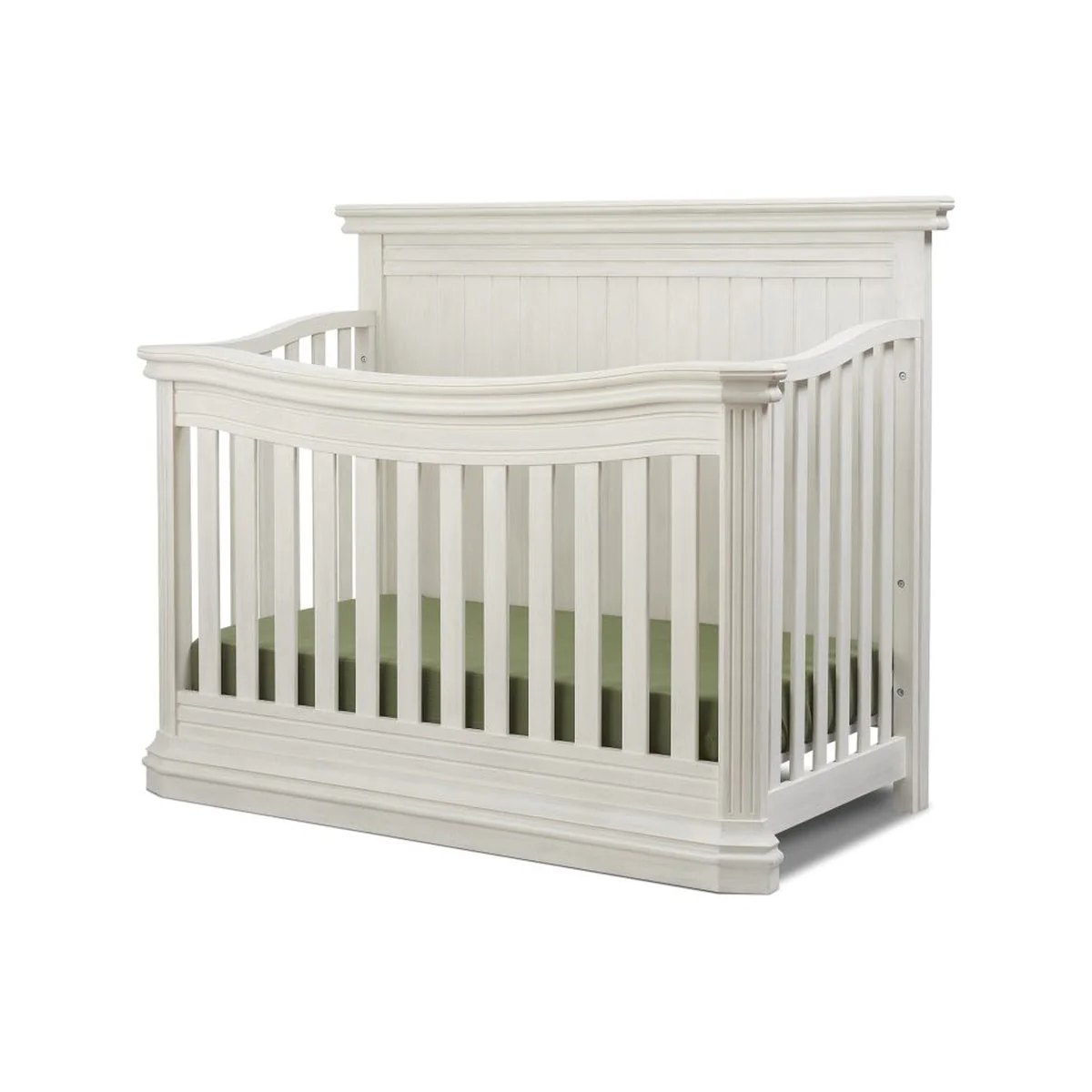 Sorelle Vista Elite Panel Flat top 4 and 1 crib - Brushed Ivory - Image 5