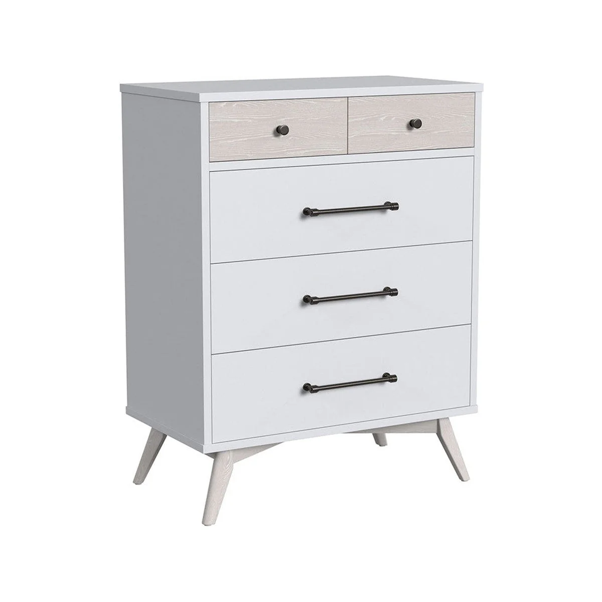 Stella Baby and Child Rowan 4 Drawer Chest in Ash Linen - Image 6