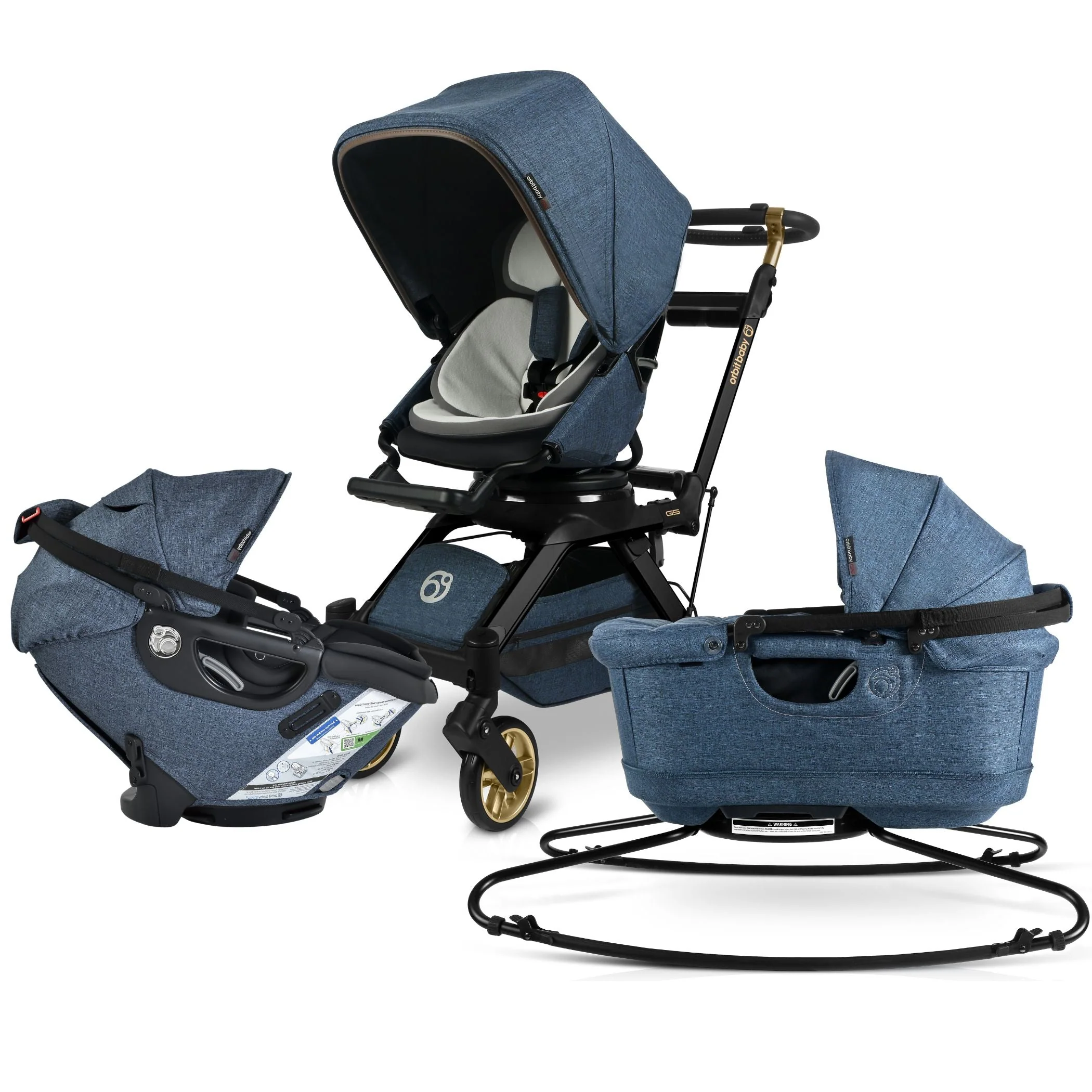 Orbit Baby Stroll, Lounge & Ride Travel System - Image 12